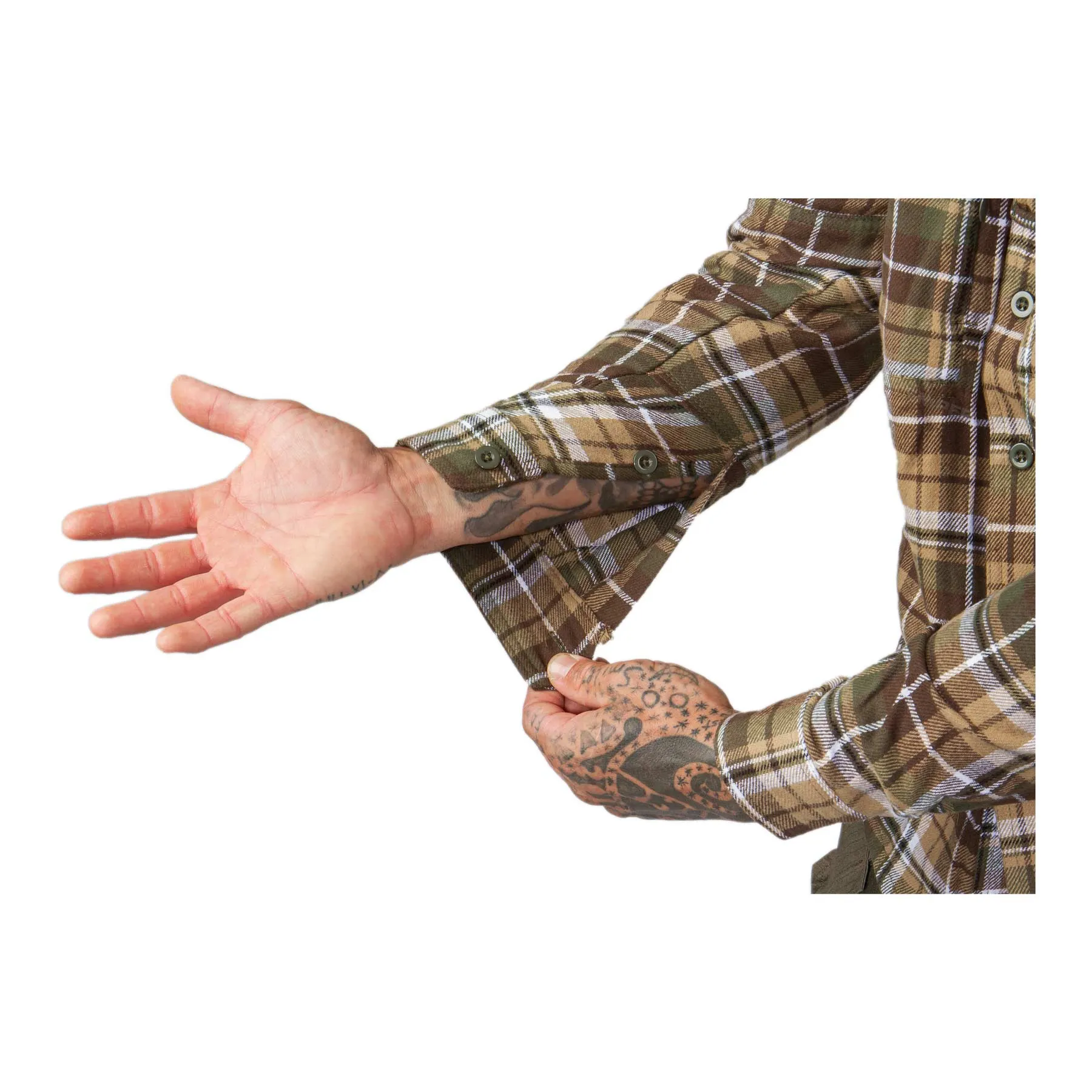 Contractor Shirt, Brown & Green Contractor Shirt, Brown & Green M