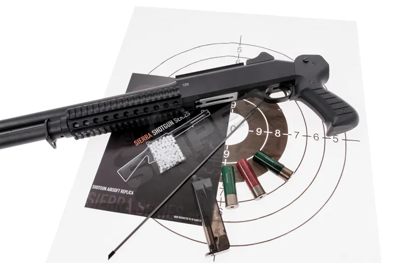 M3 Compact Tactical Spring Shotgun, Black