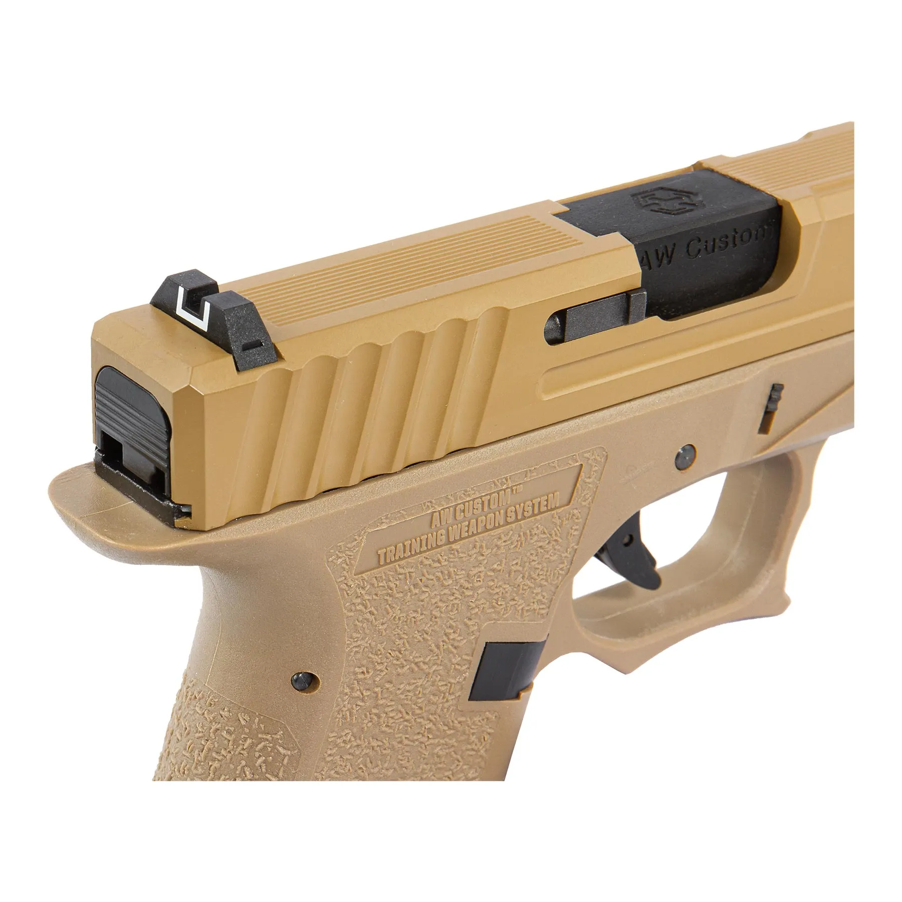 AW Custom VX7 Mod.1 GBB Softair Pistole, FDE