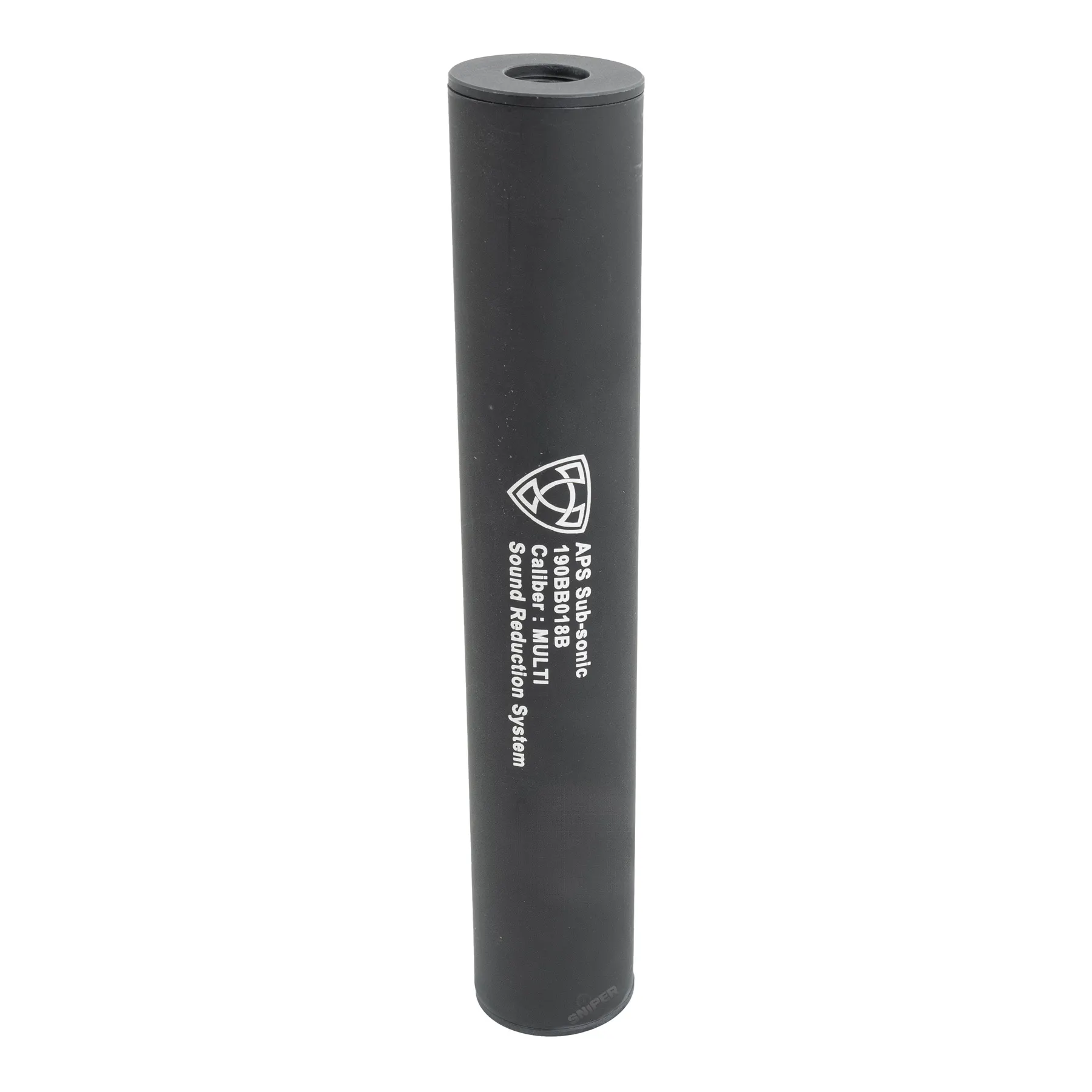 APS 190mm Silencer, 14mm CCW, Black