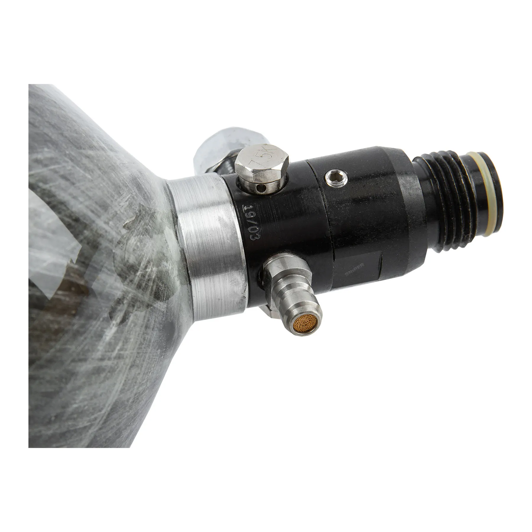 Carbon HPA Tank ink. Regulator, 1l, 4500 PSI Carbon HPA Tank ink. Regulator, 1l, 4500 PSI