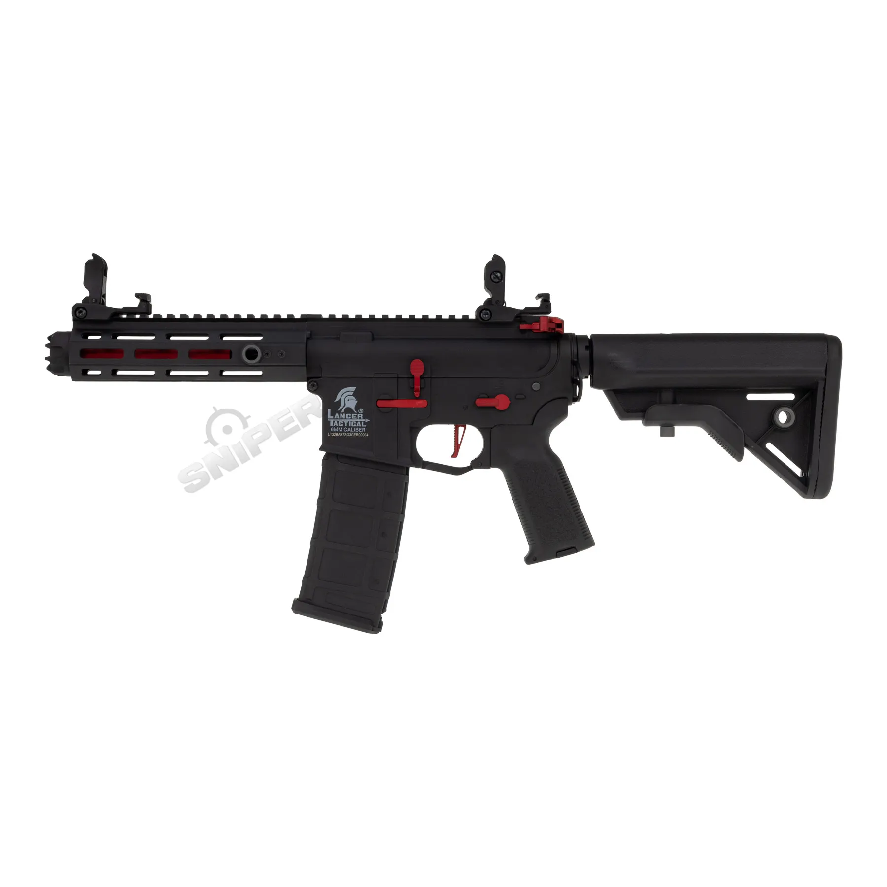 Einsteiger Set #4 - Lancer LT-34 Hellion w/ Nebula ETU (S)AEG, Black/Red
