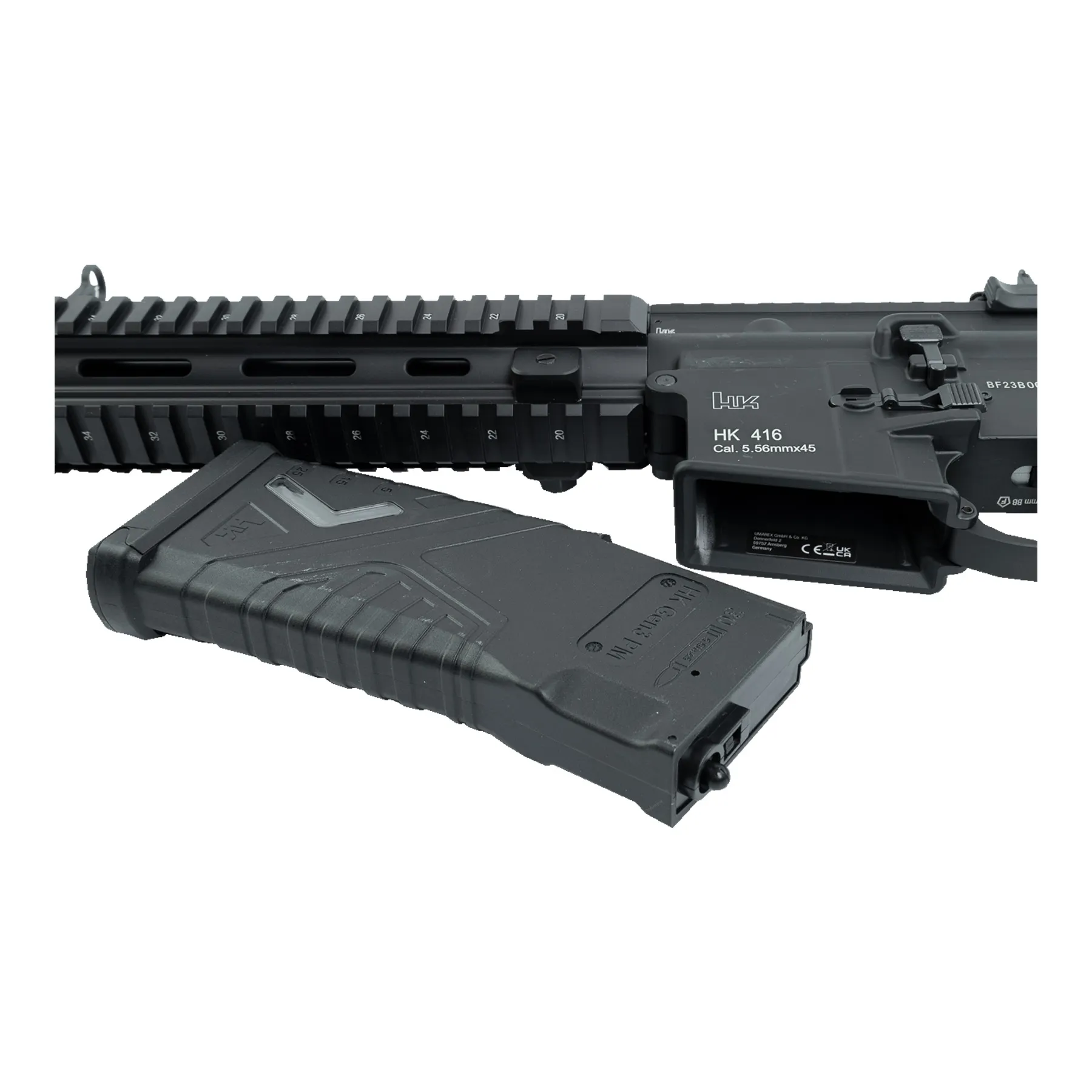 HECKLER UND KOCH HK416 A5 Gen. 5 (S)AEG, Black HECKLER UND KOCH HK416 A5 Gen. 5 (S)AEG, Black