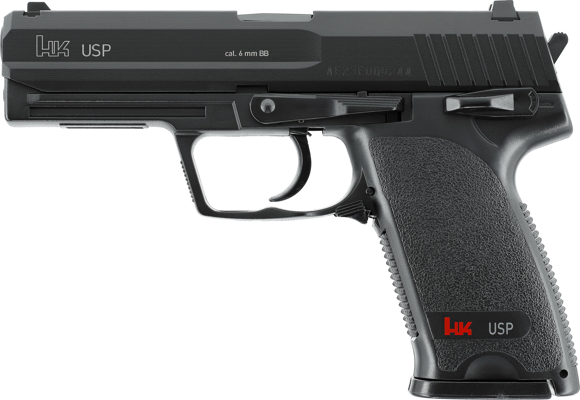 Heckler und Koch USP Federdruck Pistole < 0,5J, Black