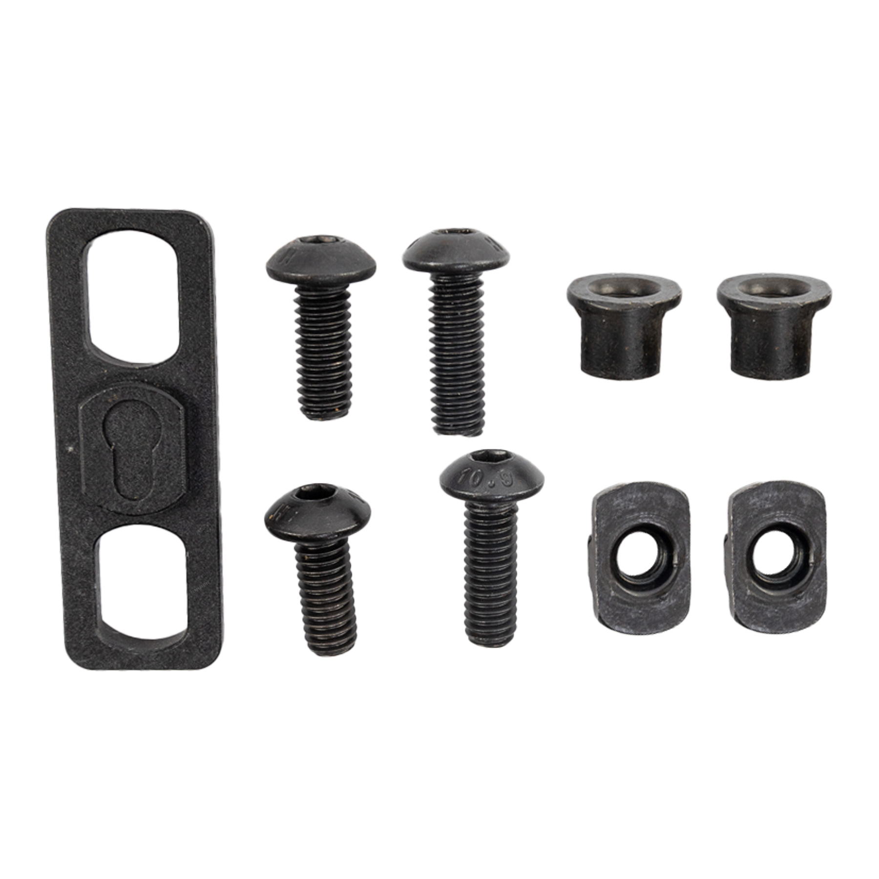 M-Lok / Keymod Aluminum Angled Forward Grip, Red