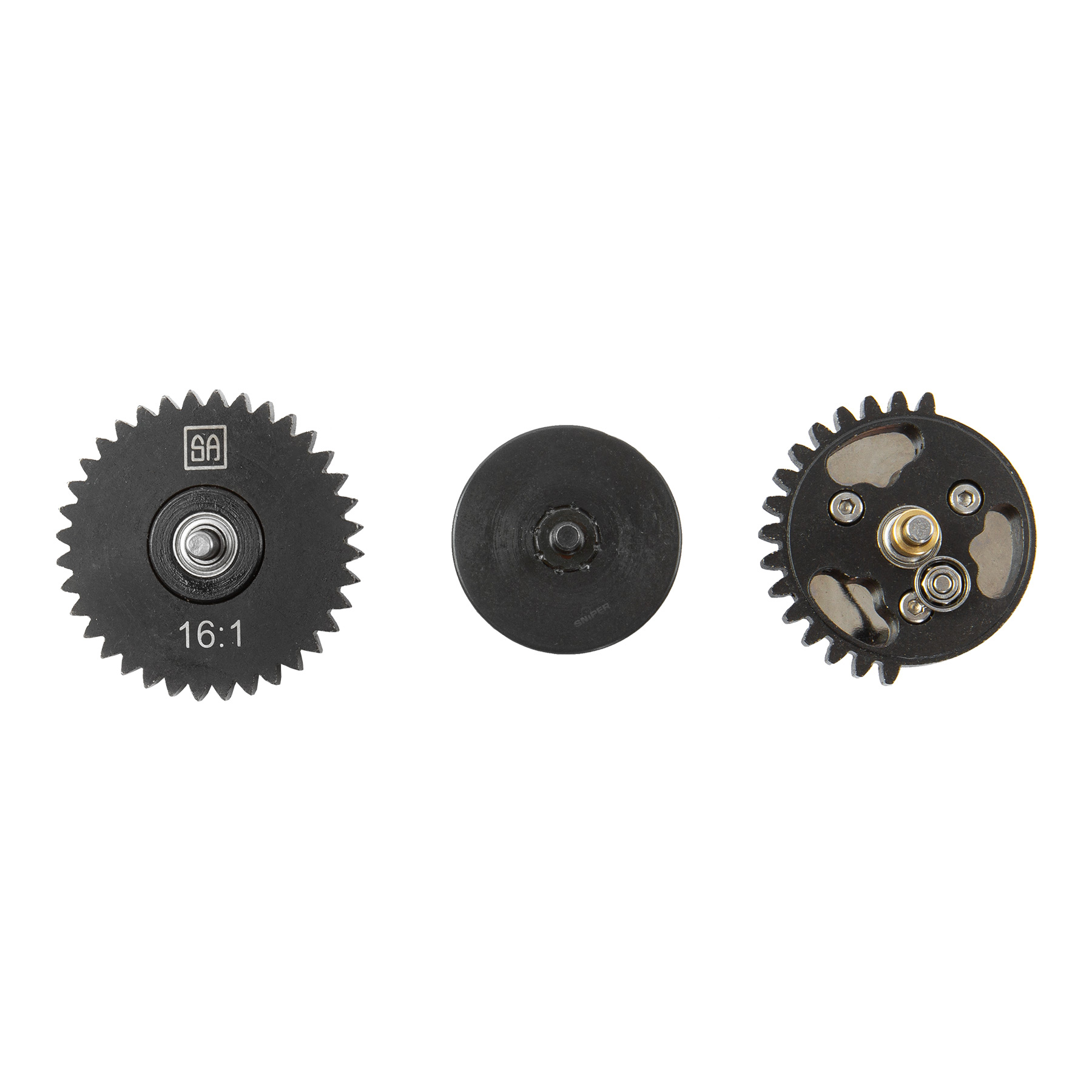 Steel 16:1 CNC gear set