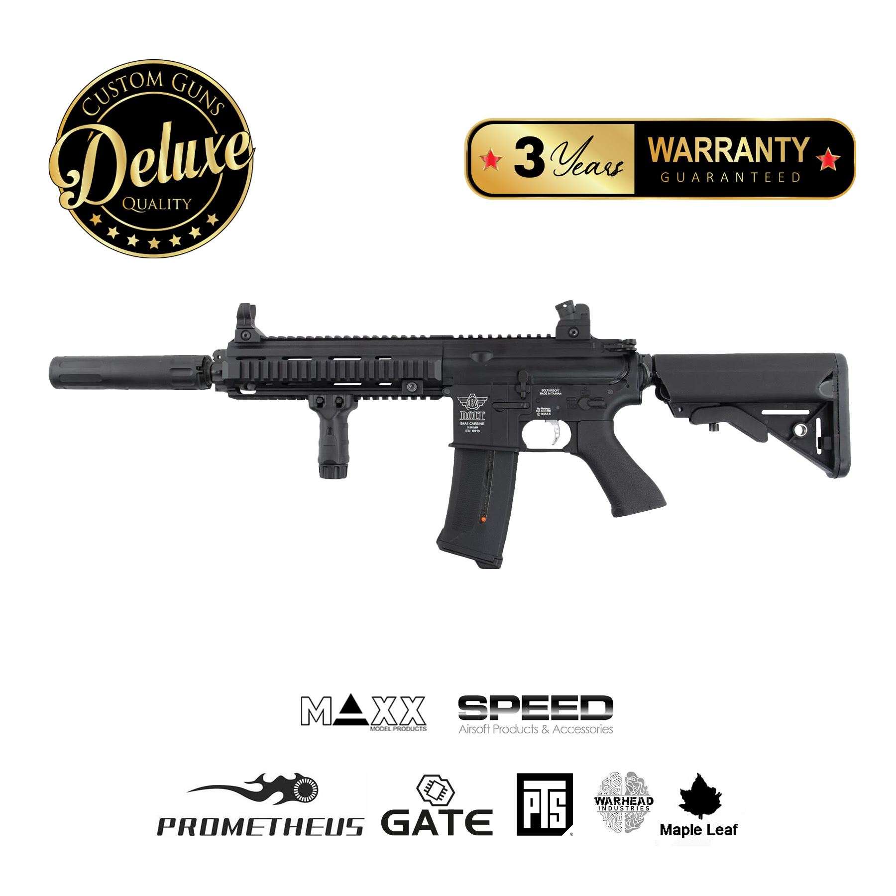 SAC Custom x Bolt B4 Devgru, Black