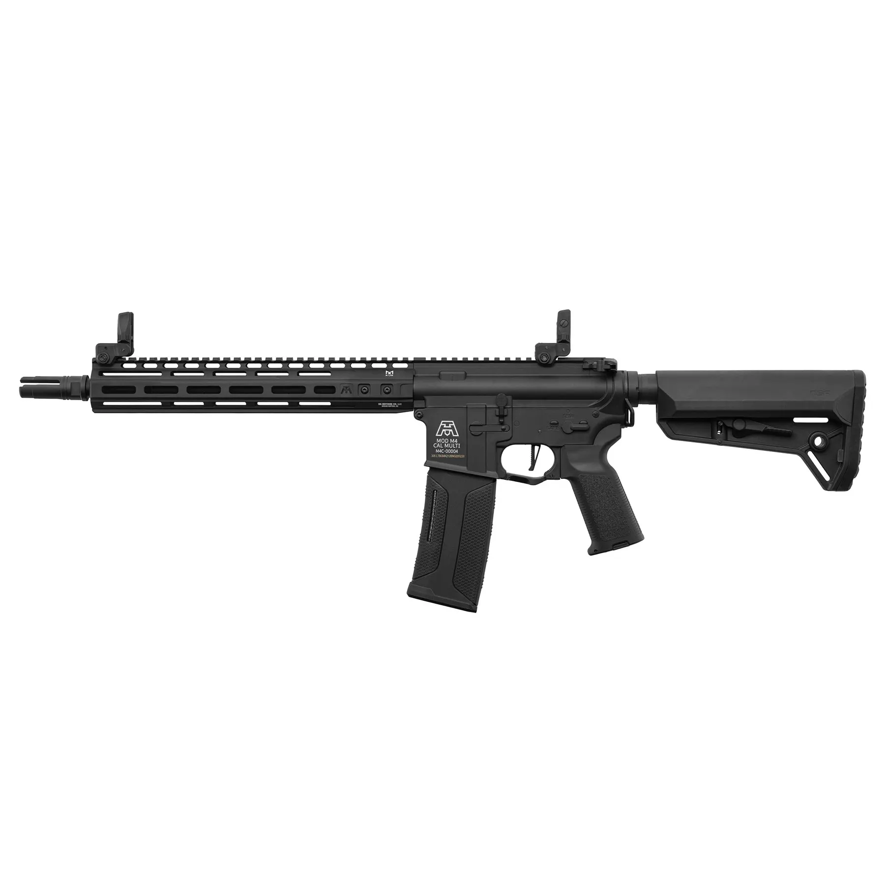 Lancer x BG MK2 12" Gen3 Nebula ETU (S)AEG, Black