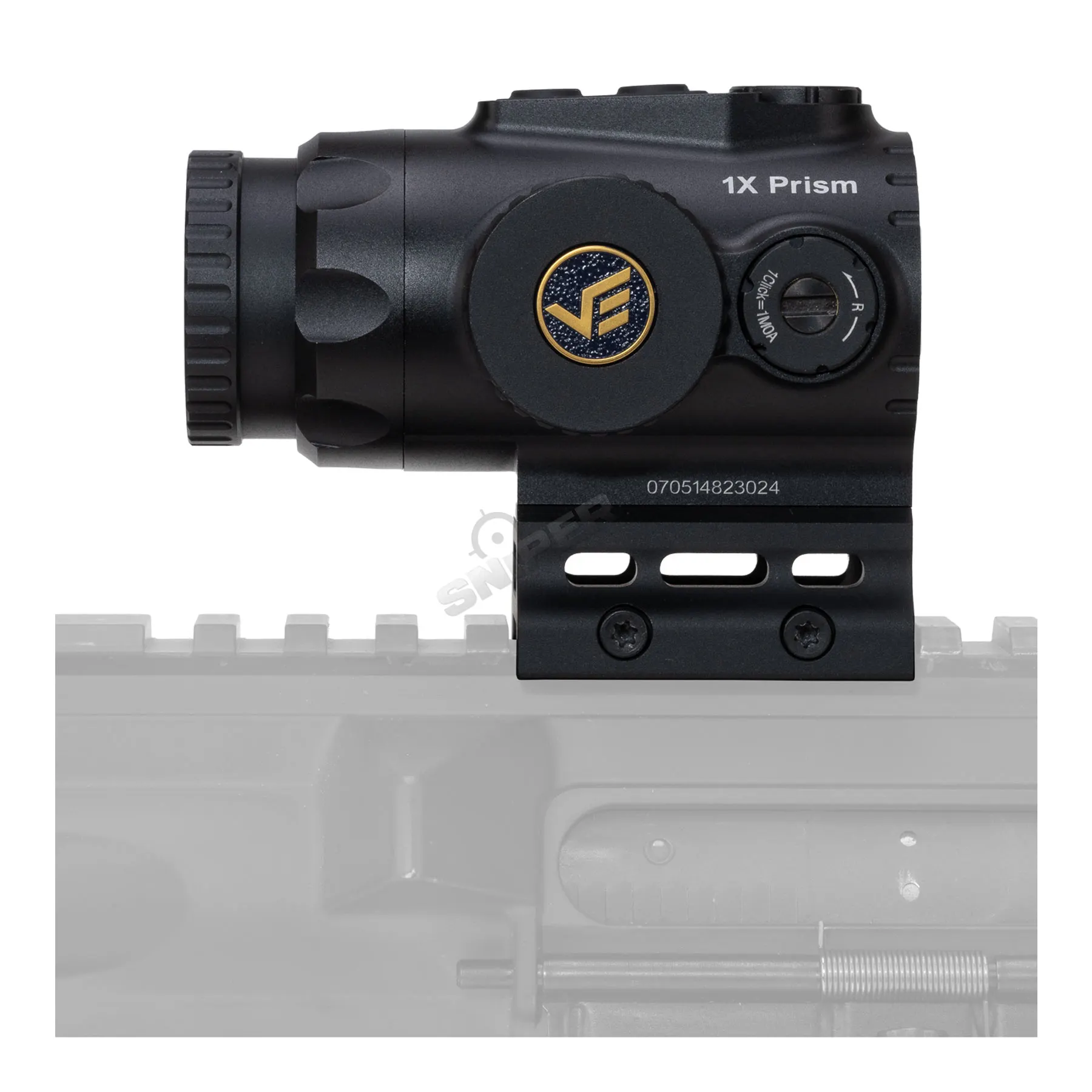 Vector Optics SCPS-M01 Paragon 1x16 Micro Prism Scope, Black