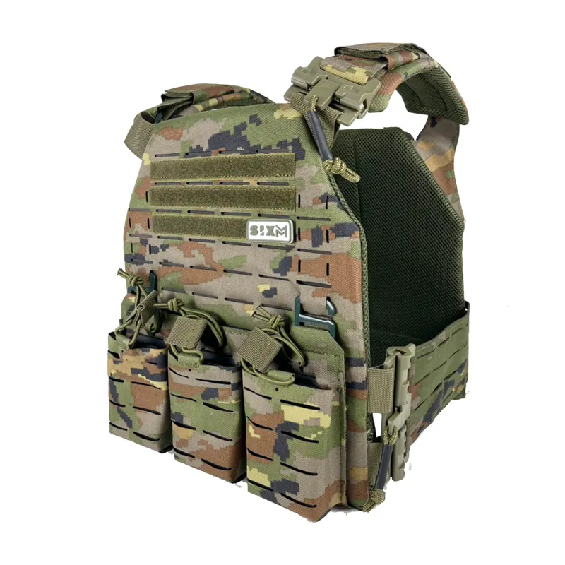 SixMM Plattenträger Tactical LLC, Spanish Woodland