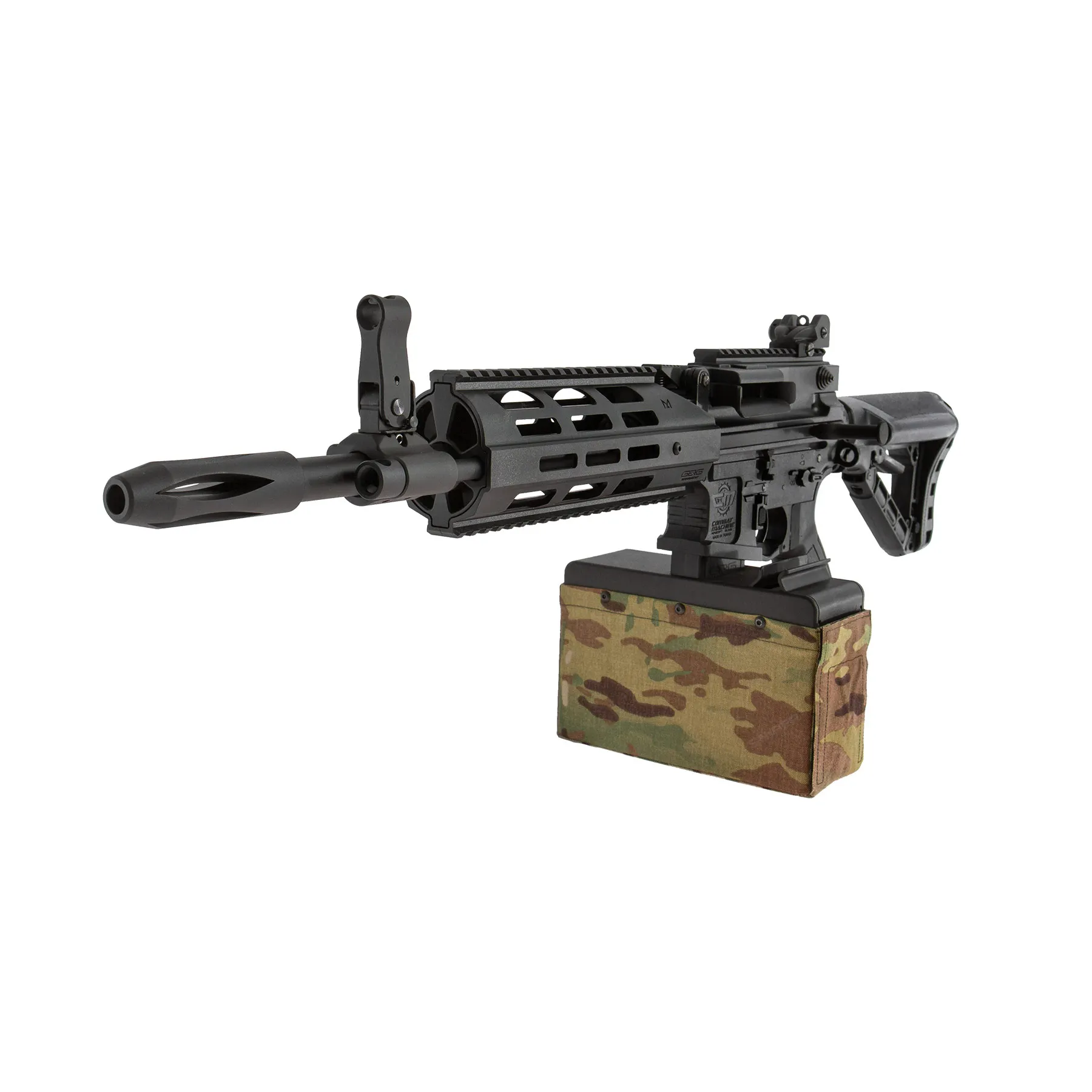 CM16 LMG Black < 0,5 Joule, AEG Softair Gewehr