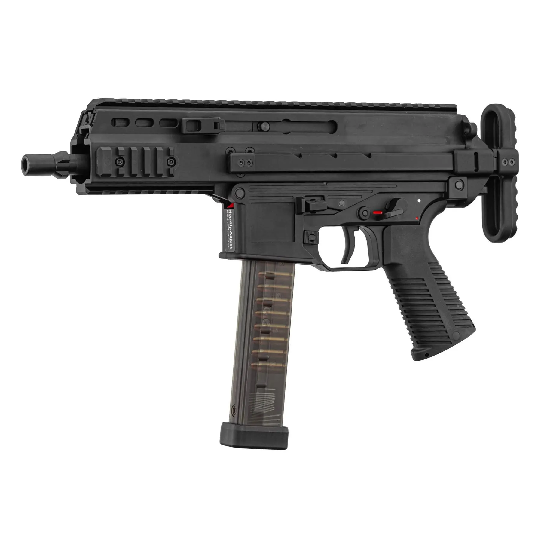 Maruyama SCW-9 Pro Double Mag Submachine GBB Gun, Black