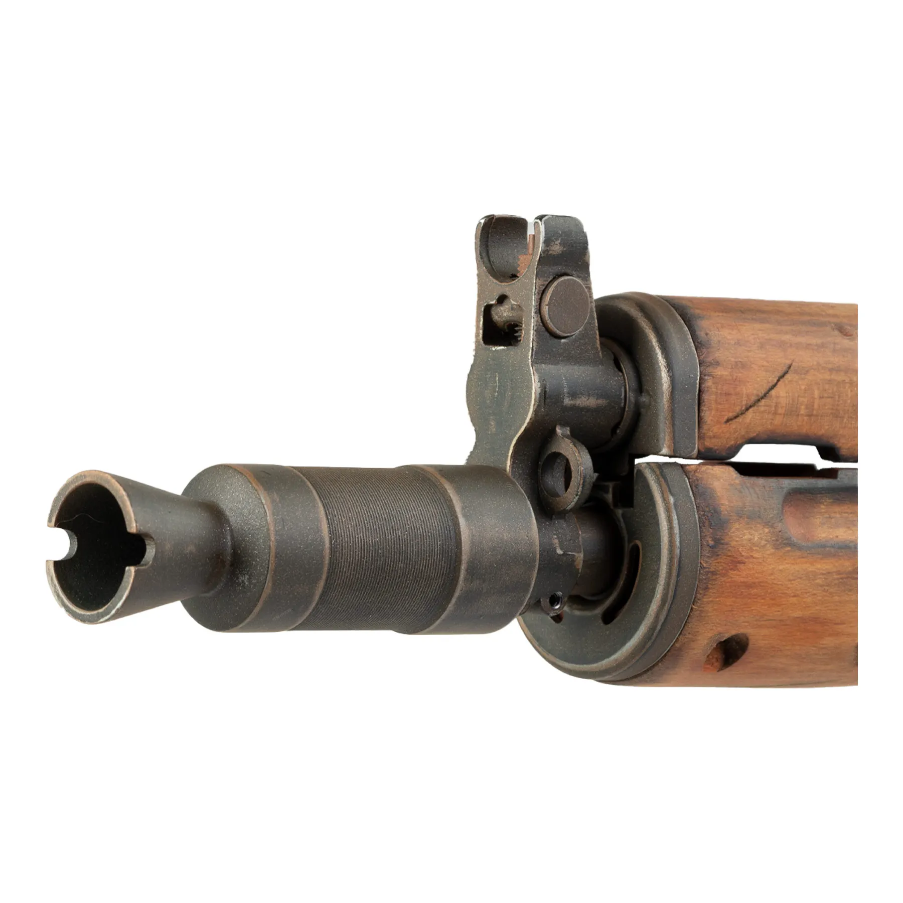 APS AK 74U Battle Worn Style (S)AEG, Real Wood