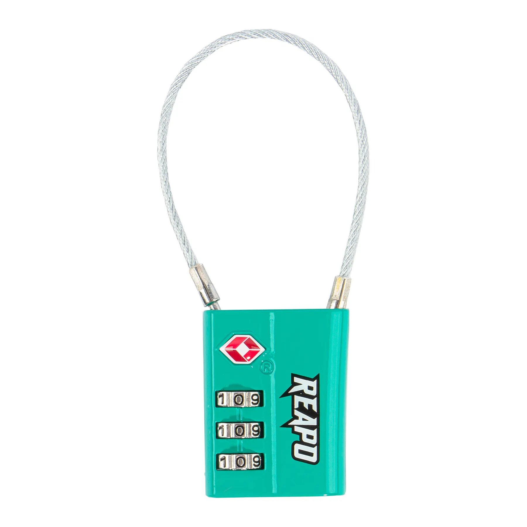 Reapo XL Zahlenschloss TSA lock, Türkis