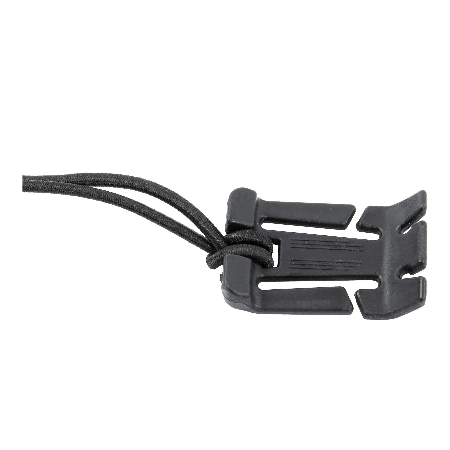 Molle elastic binder 5-pack, black