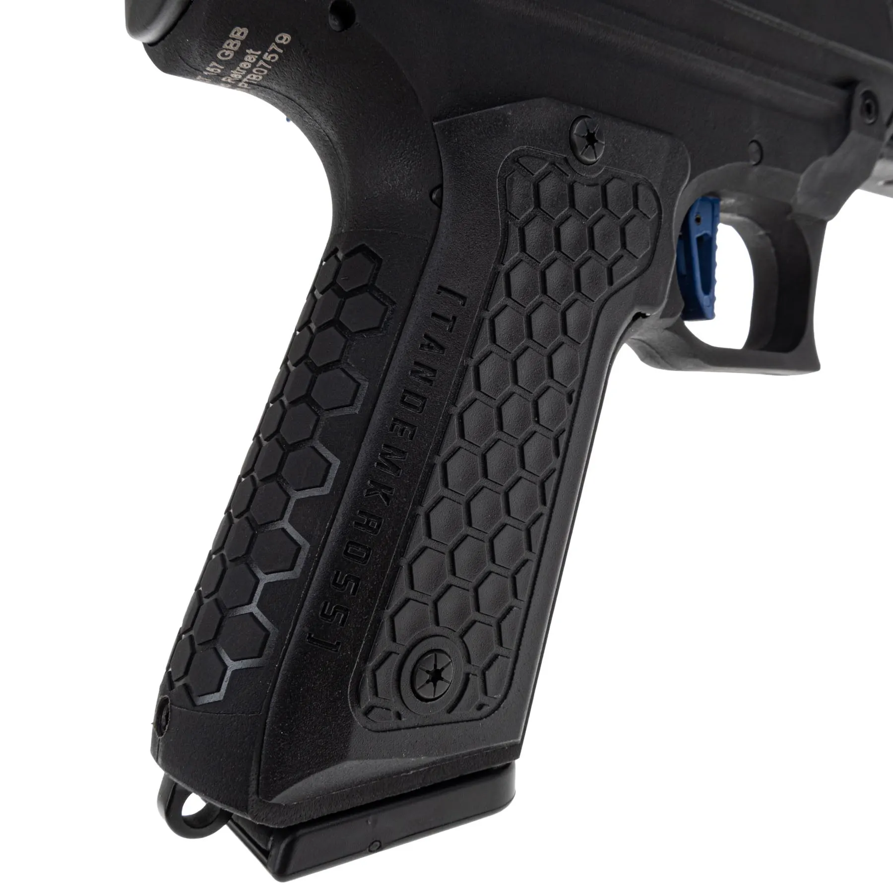 Lancer Tandemkross Cthulhu GBB Softair Pistole, Black/Blue