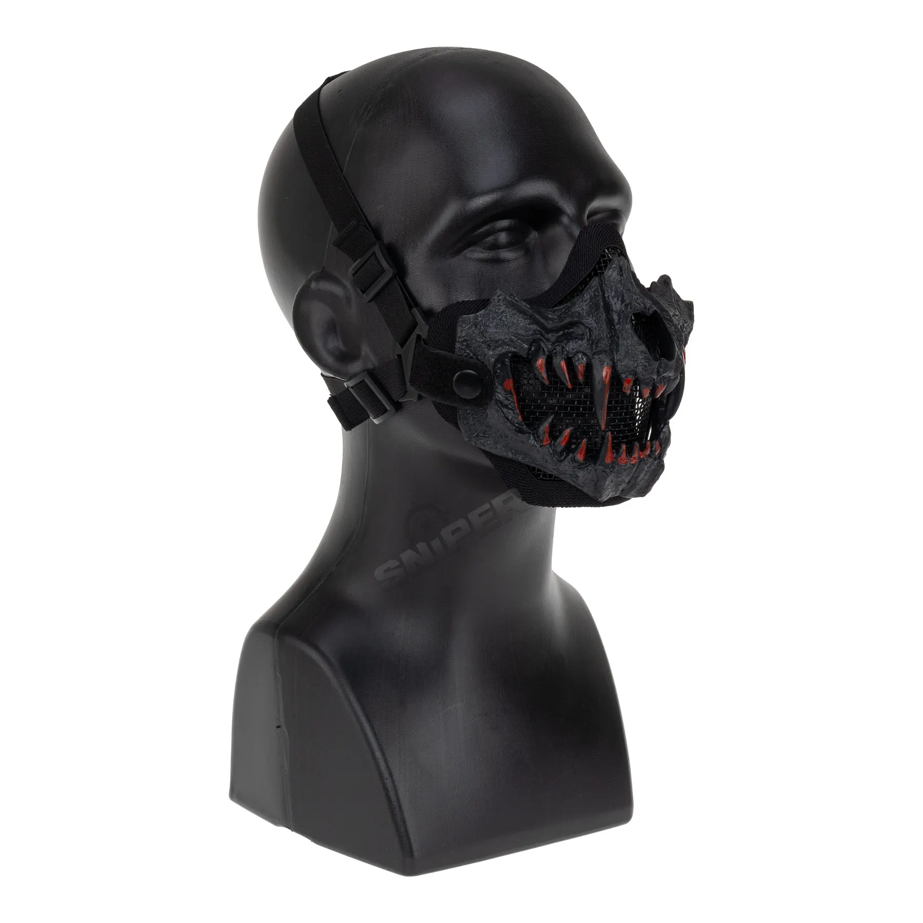 Reapo Stalker Fangs Mask, Black Reapo Stalker Fangs Mask, Black