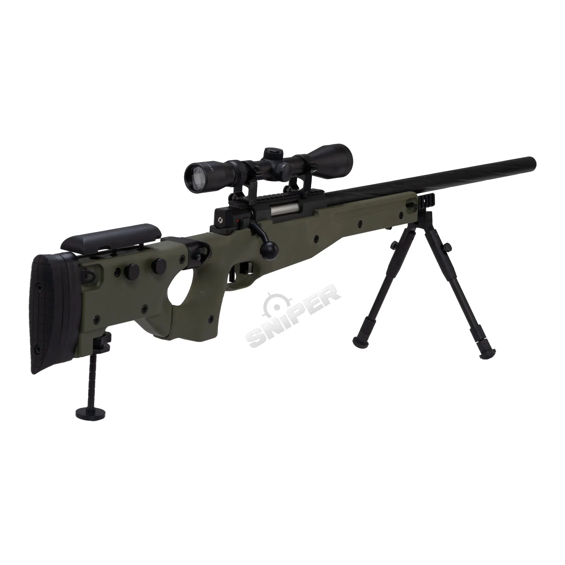 Specna Arms SA-S14 Scharfschützengewehr High-Power w/ Scope & Bipod, Olive Specna Arms SA-S14 Scharfschützengewehr w/ Scope & Bipod, Olive