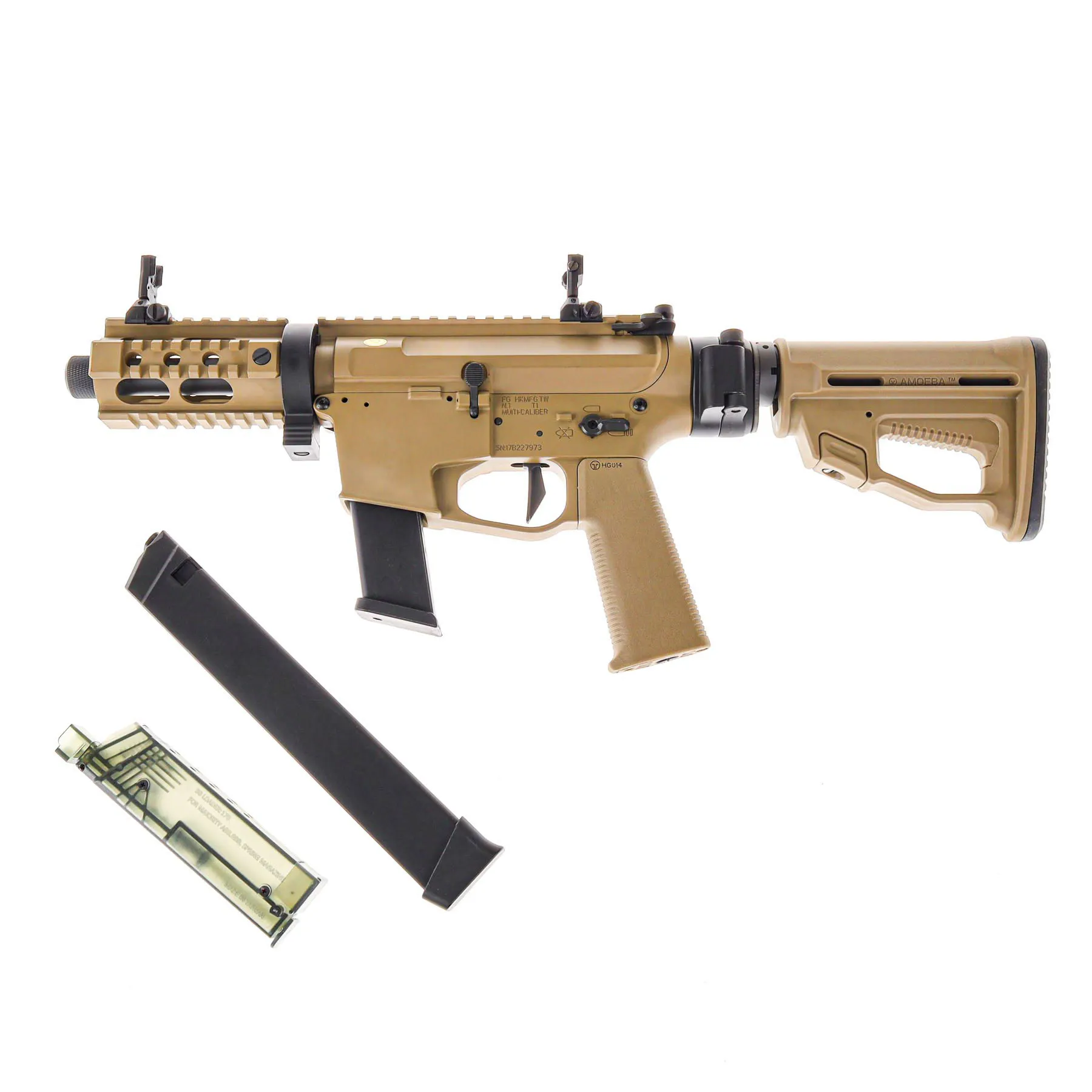 Ares M45X EFCS (S)AEG Softair Gewehr, Dark Earth