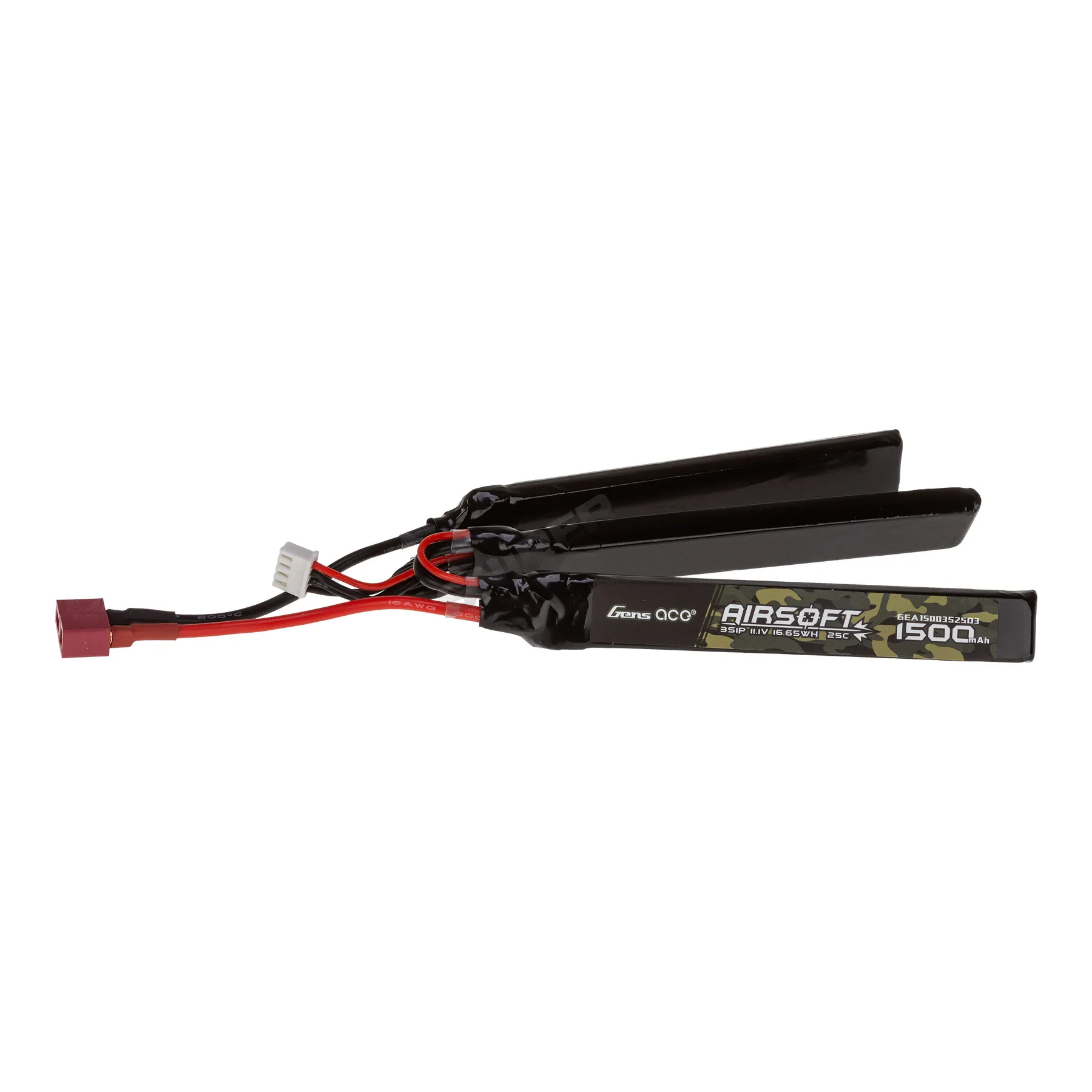 Dean 11,1V 1500mAh 25C LiPo-Akku, 3 Sticks Dean 11,1V 1500mAh 25C LiPo-Akku, 3 Sticks