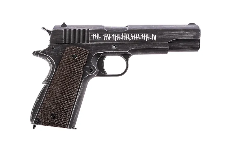 M1911 Molon Labe, black GBB