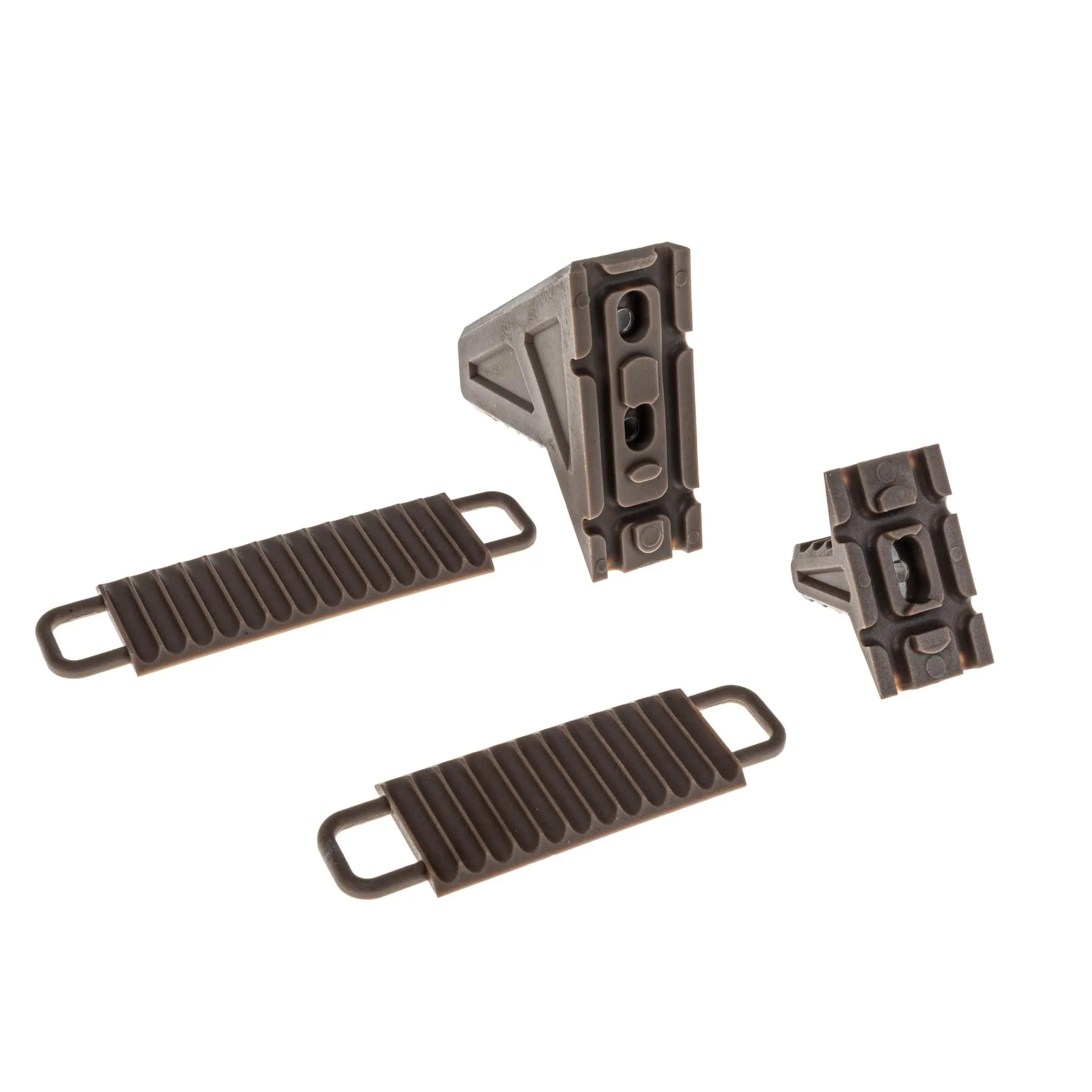 TD fullstop kit with internal cable routing for Keymod/M-Lok, Tan
