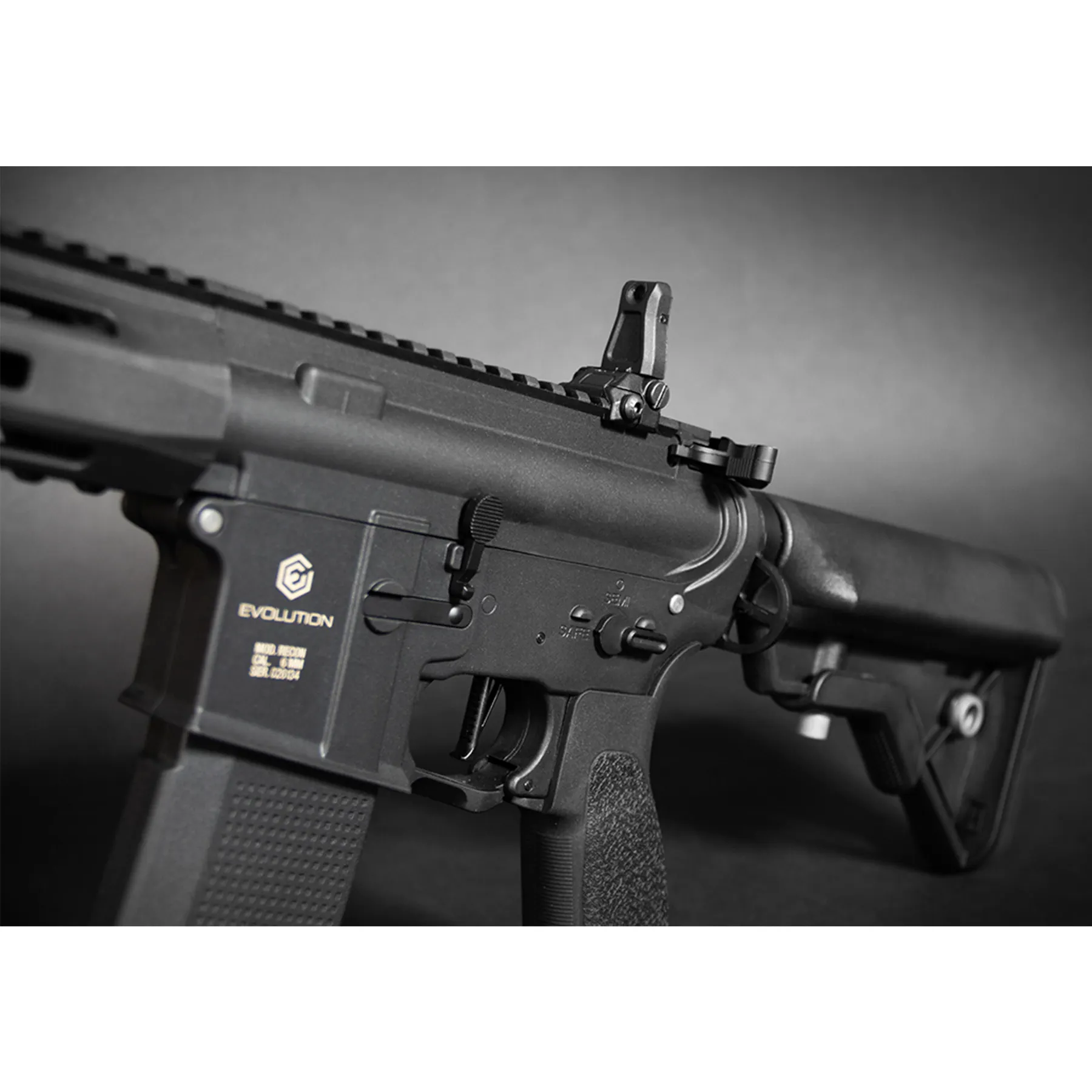 Evolution Recon 10 Carbontech < 0,5 Joule Softair, Black