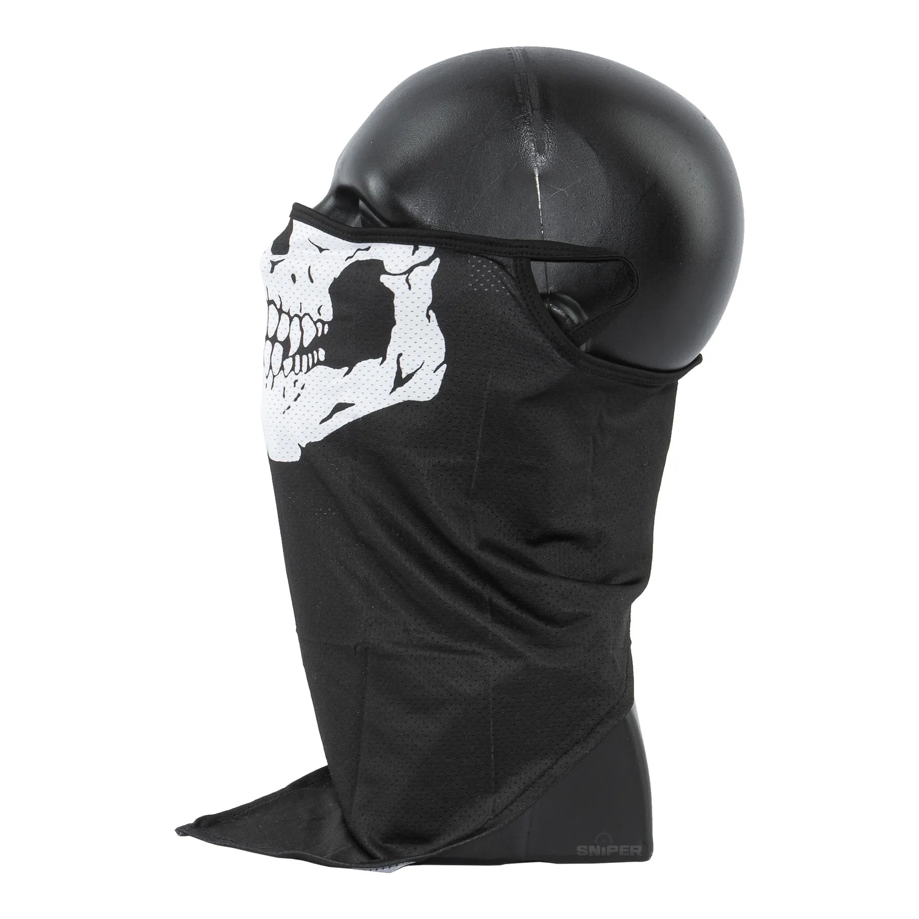 Stretch mask mit earloop, skull