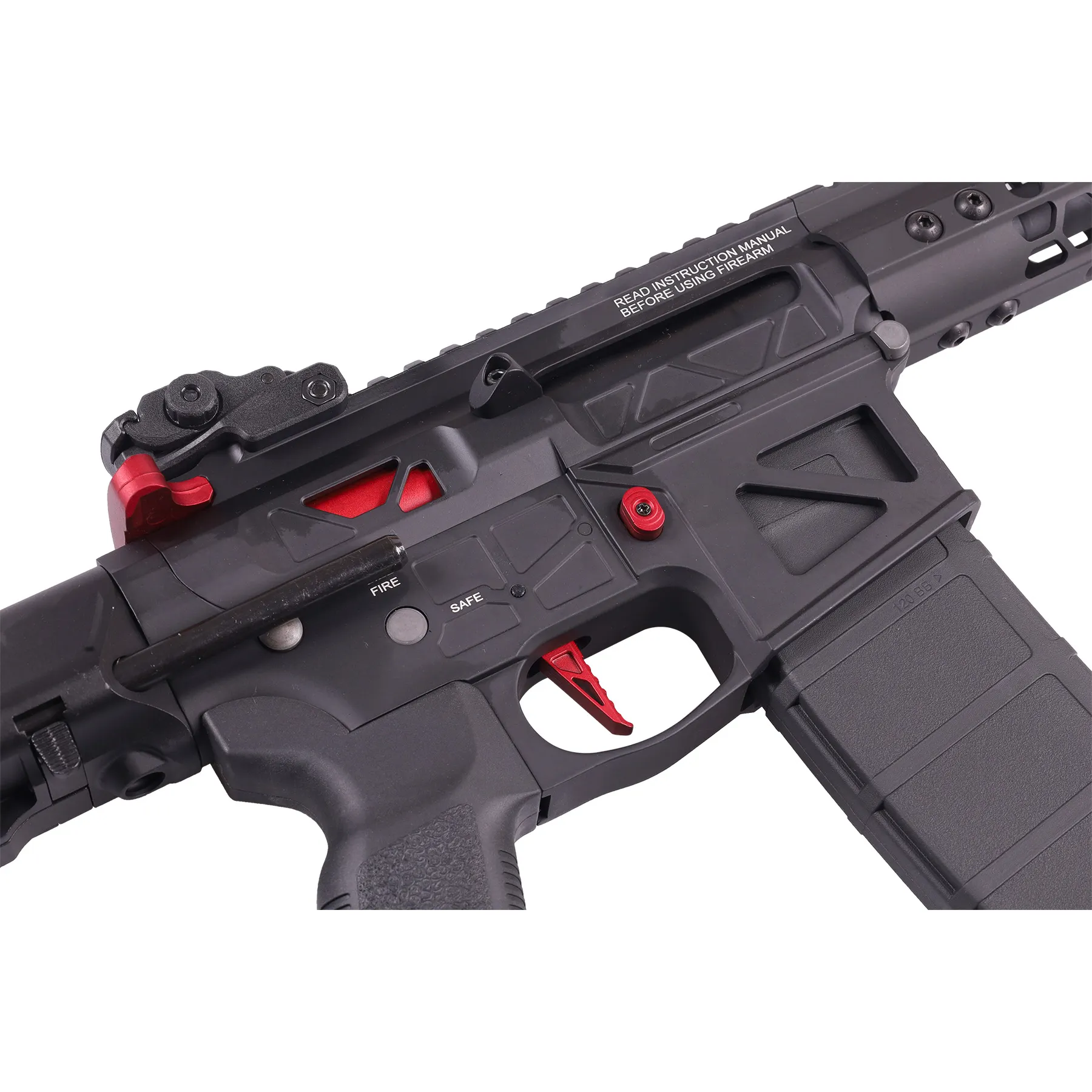 Delta Armory FREYA Skeleton PDW Gen.2 12,5", Black/Red