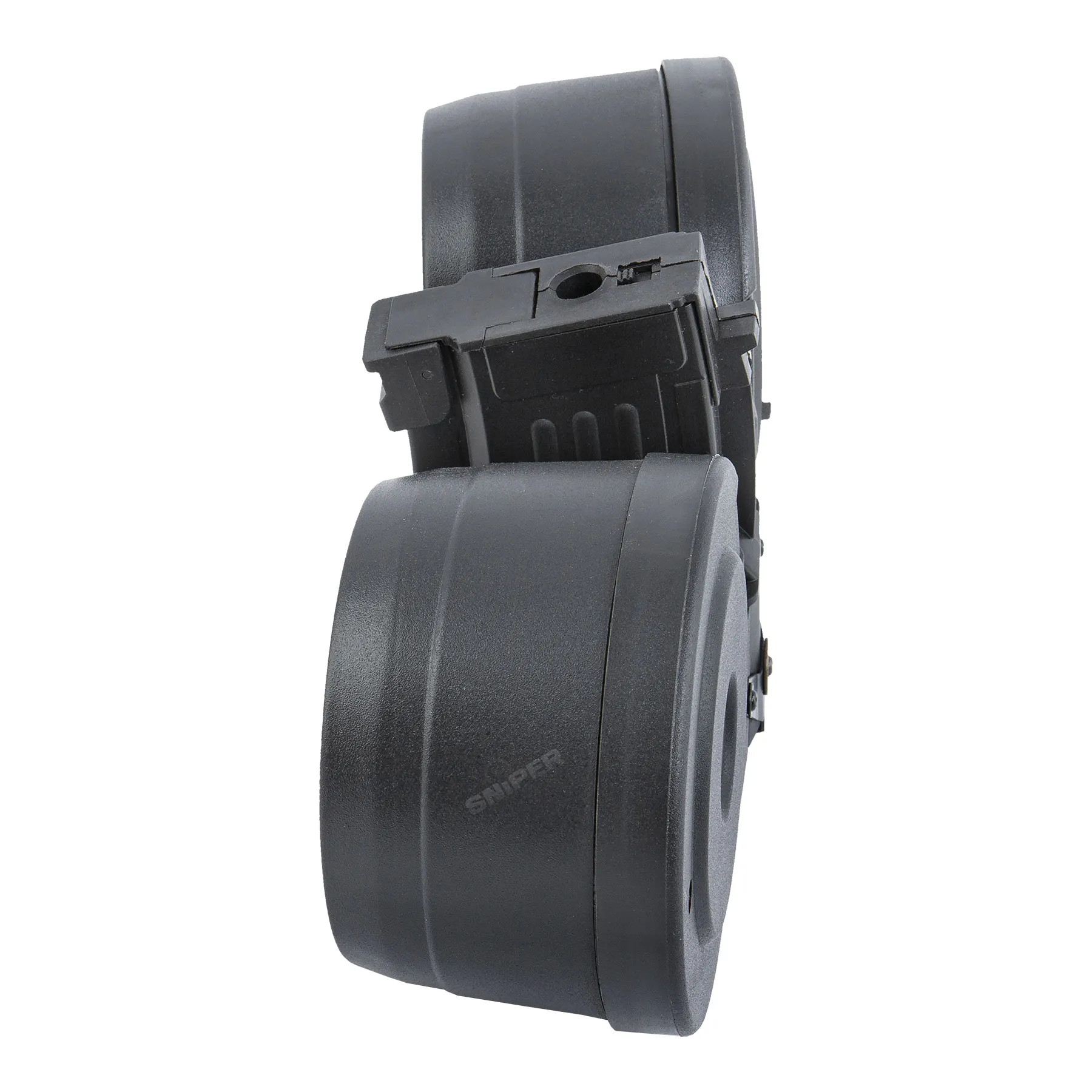 Double Electic Drum Mag für AK, 2500rds, Black Double Electic Drum Mag für AK, 2500rds, Black