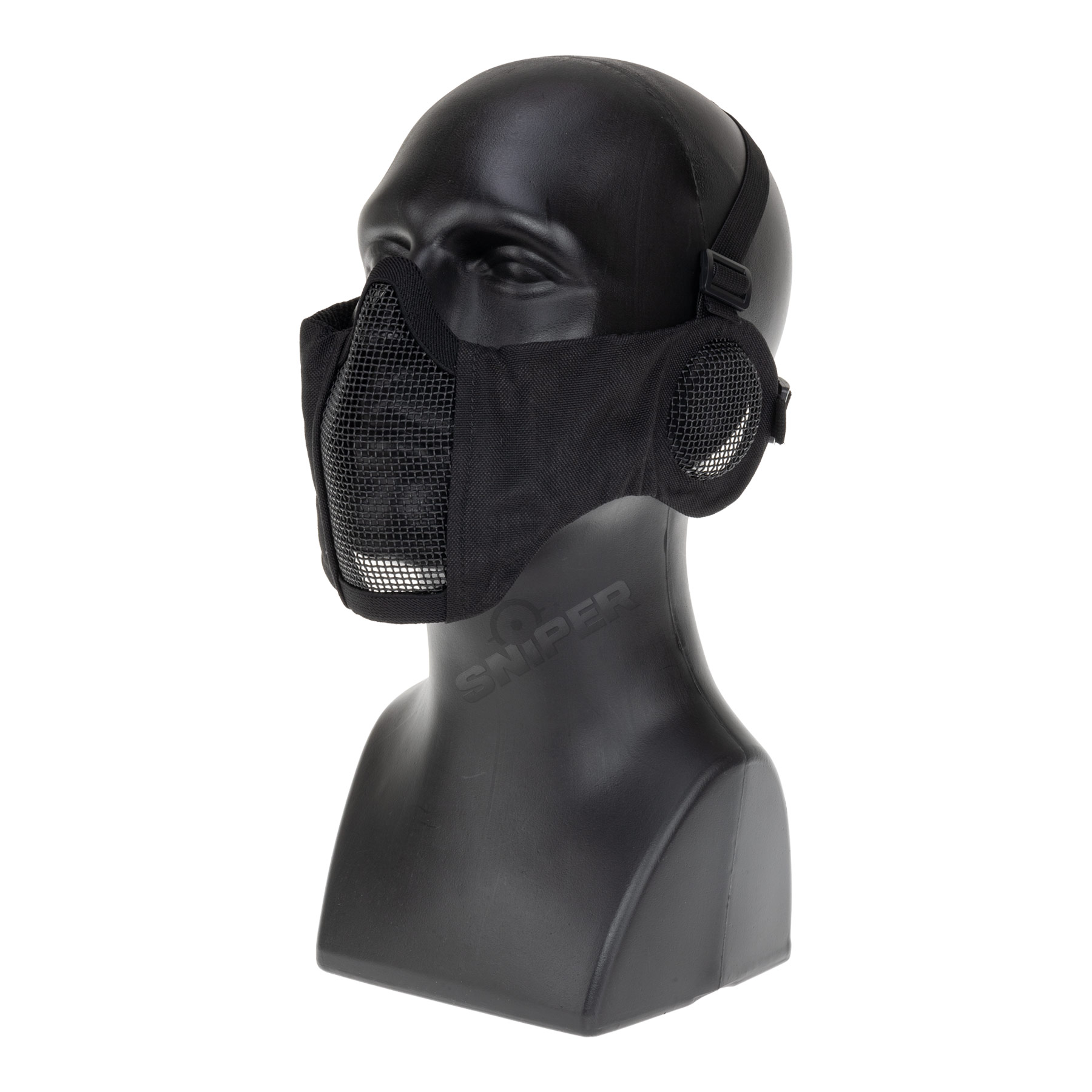 Reapo Mesh Face Mask w/ Ear Protection, Black