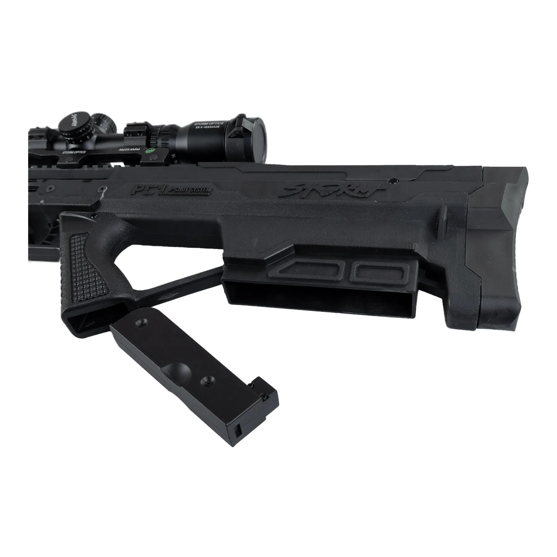 STORM PC-1 Deluxe Electro Pneumatic Sniper Rifle, Black STORM PC-1 Deluxe Electro Pneumatic Sniper Rifle, Black