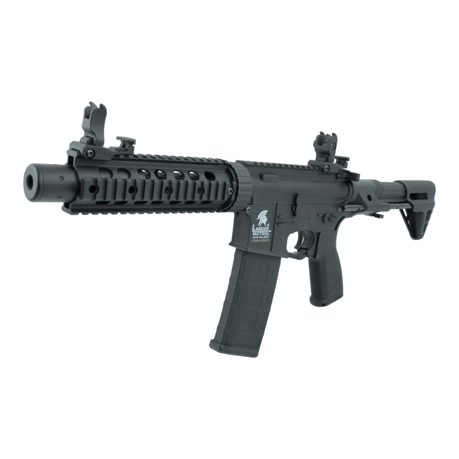 Lancer LT-15 Gen2 M4 PDW (S)AEG, Black