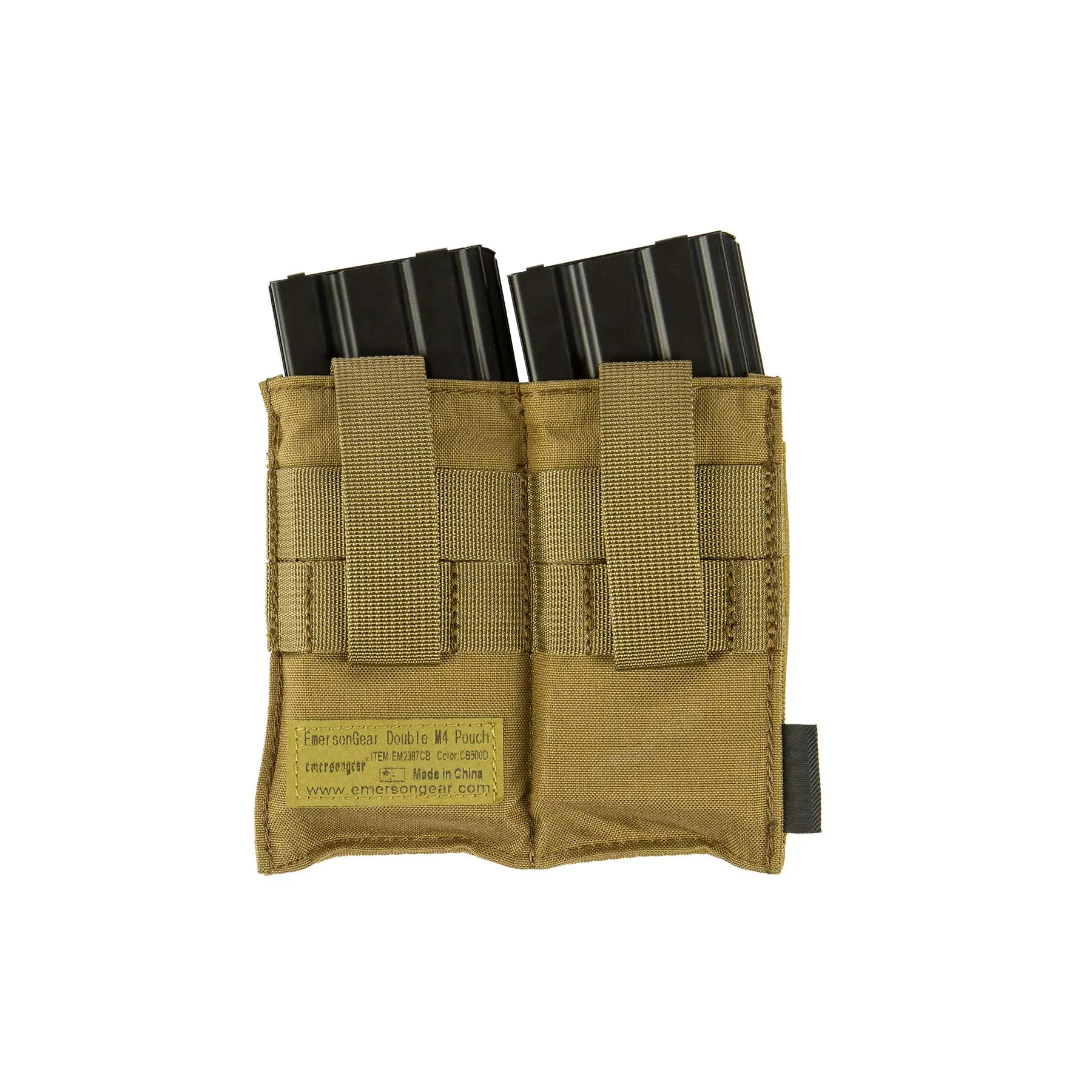 Double M4 Mag Pouch, Coyote Brown