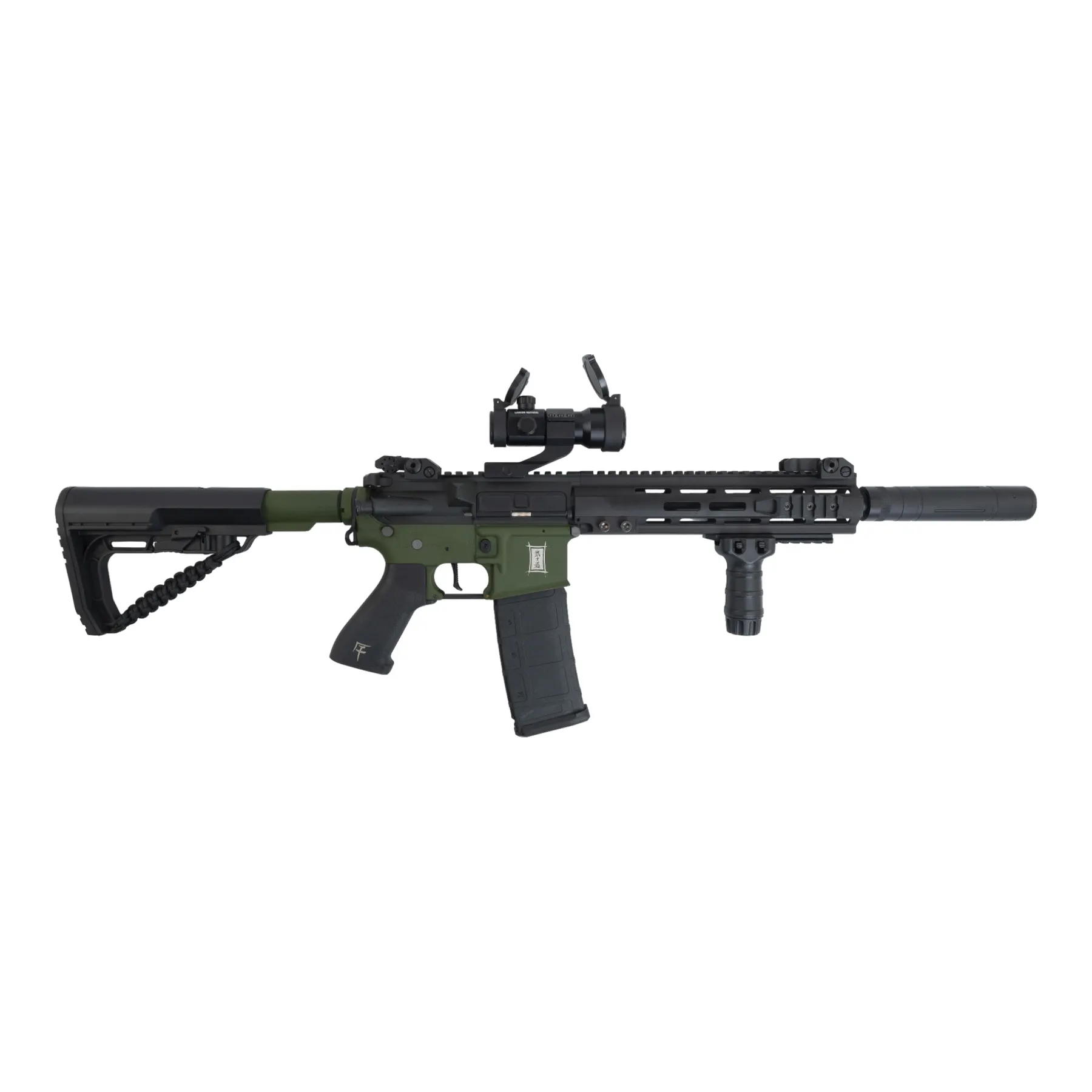 Prep my Airsoft - Saigo Defense Bushido Yu ETU M4 (S)AEG, OD Prep my Airsoft - Saigo Defense Bushido Yu ETU M4 (S)AEG, OD