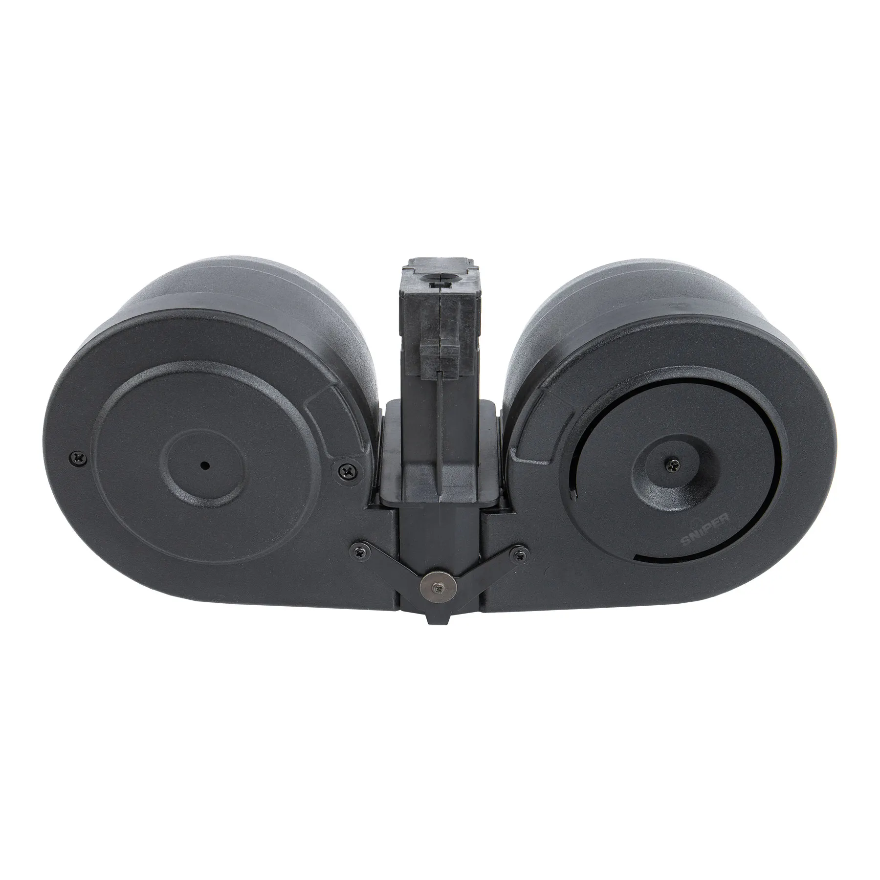 Double Electic Drum Mag für AK, 2500rds, Black Double Electic Drum Mag für AK, 2500rds, Black