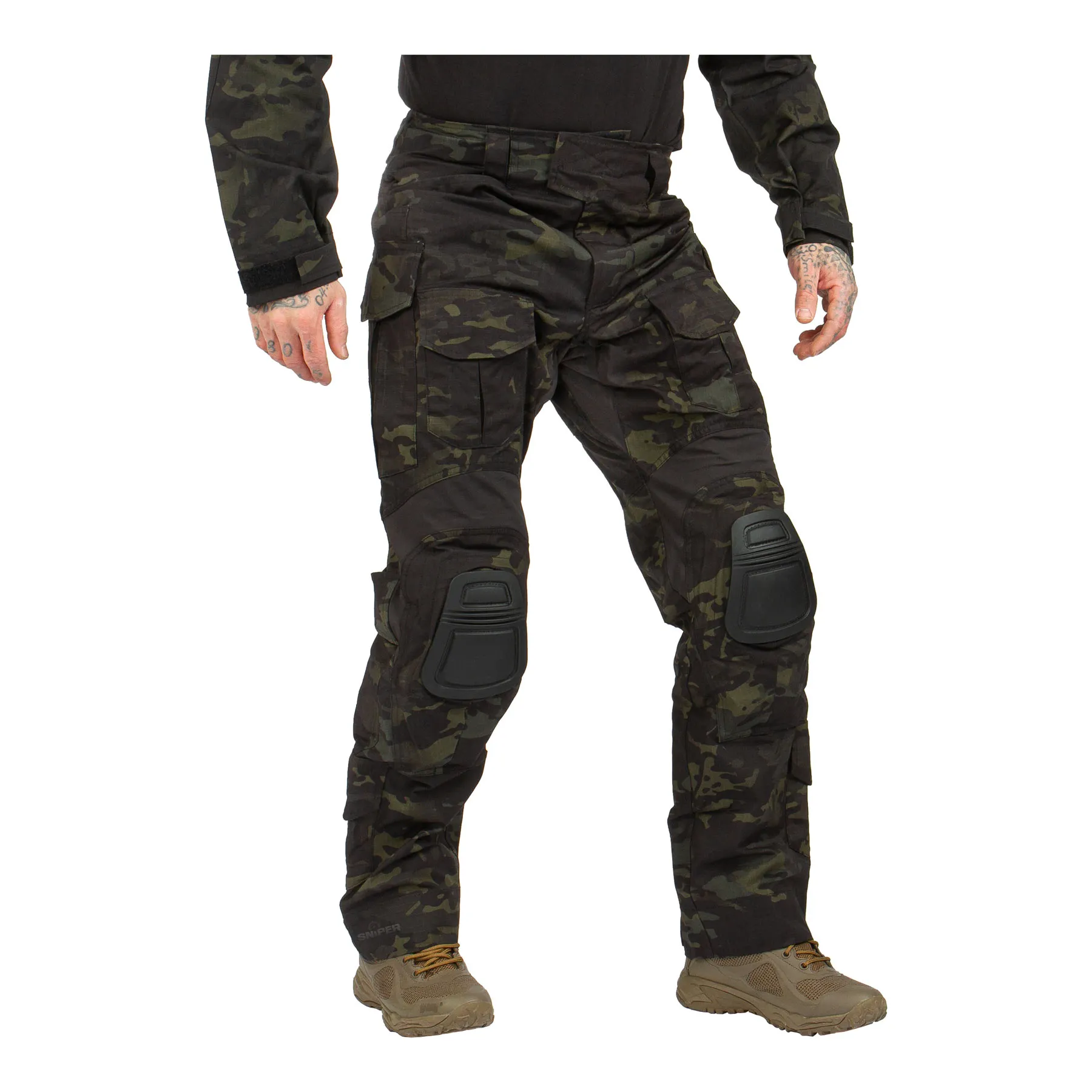 Emerson EM3 Tactical Pants, Multicam Black
