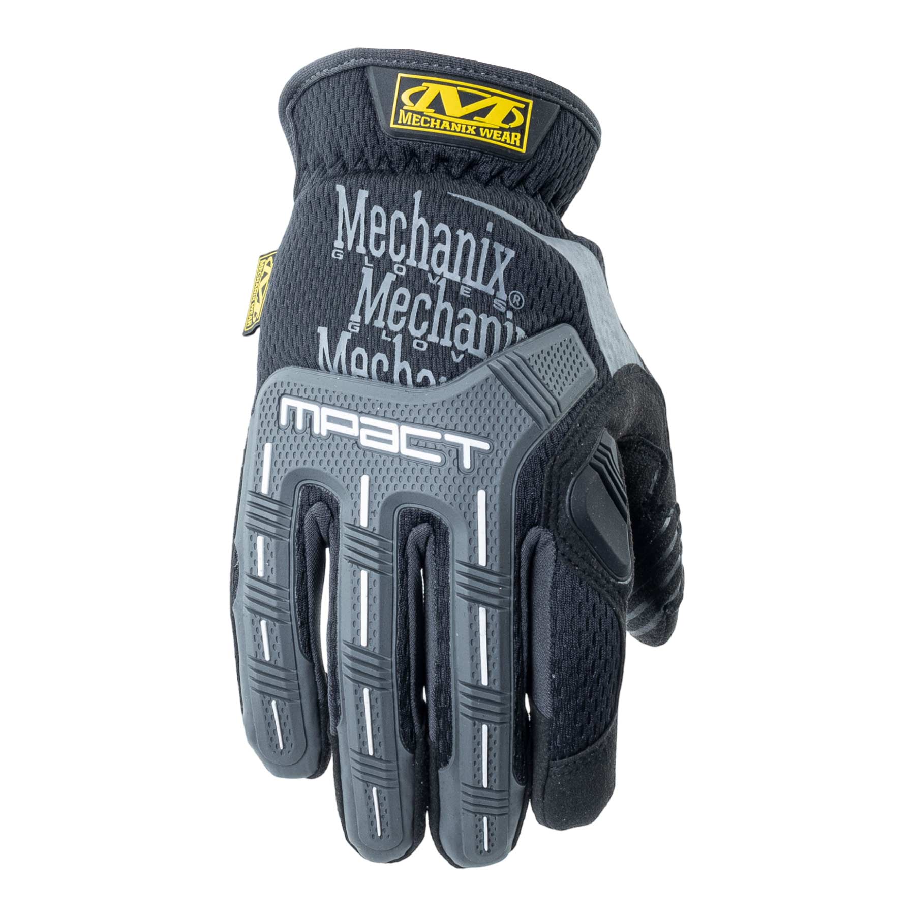 M-Pact Open Cuff Gloves, Black/Grey