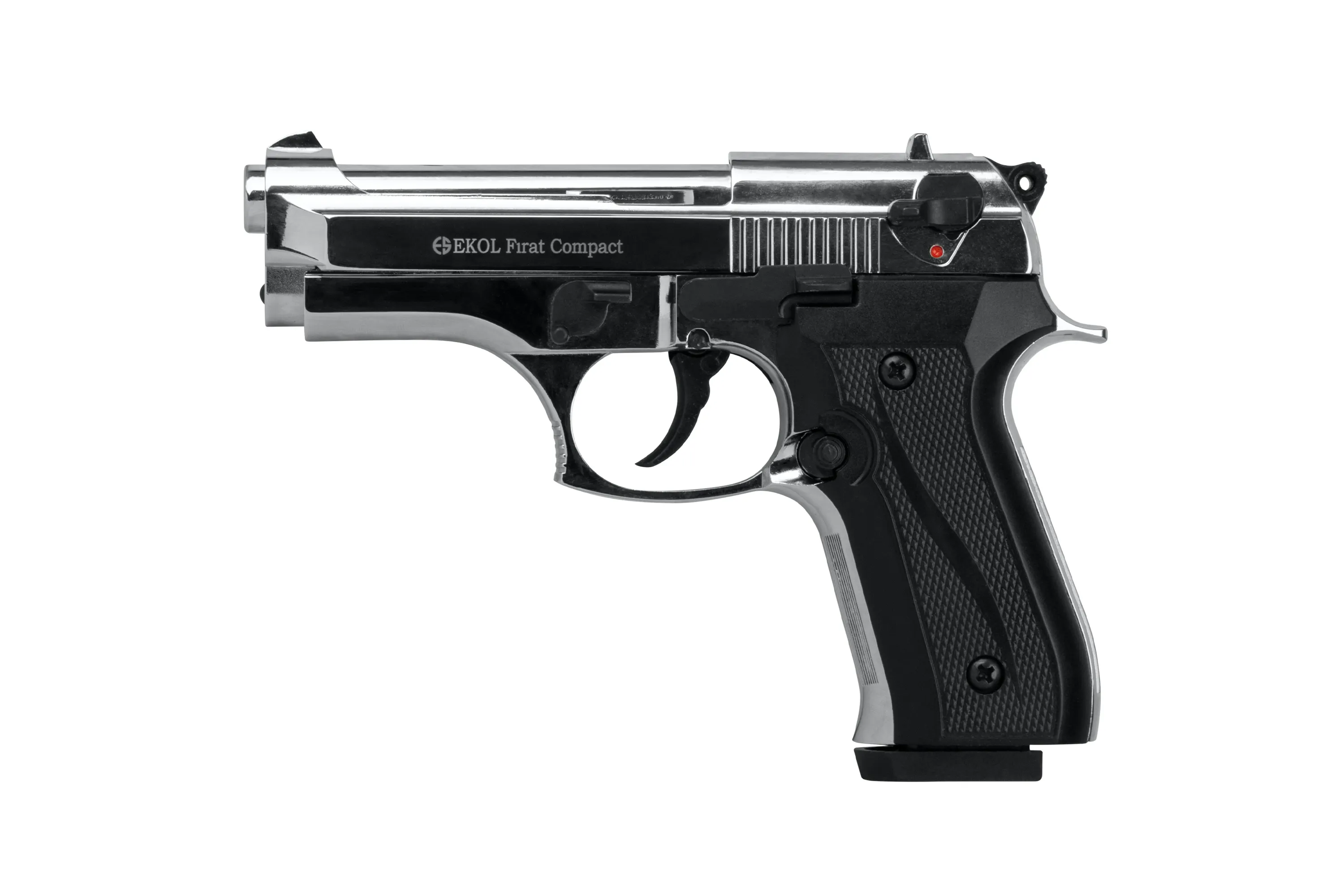 EKOL Firat Compact 9mm P.A.K. Schreckschusspistole, Chrom