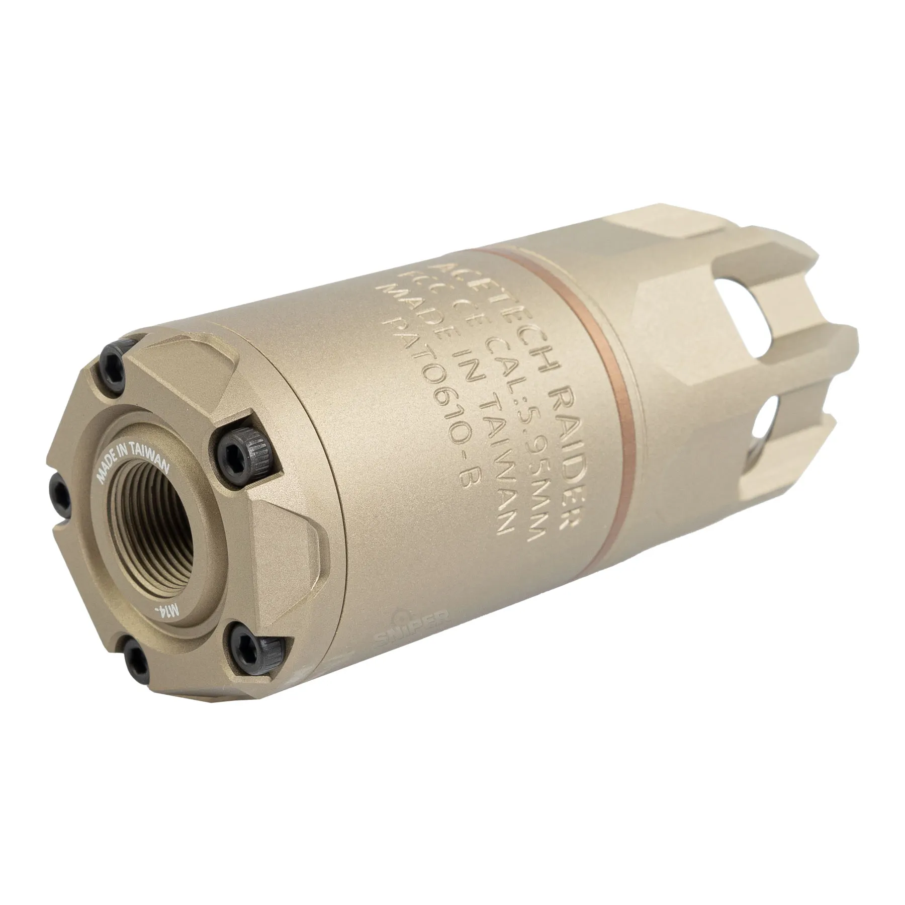 Acetech Tracer Unit with Blaster, 14mm CCW, Tan