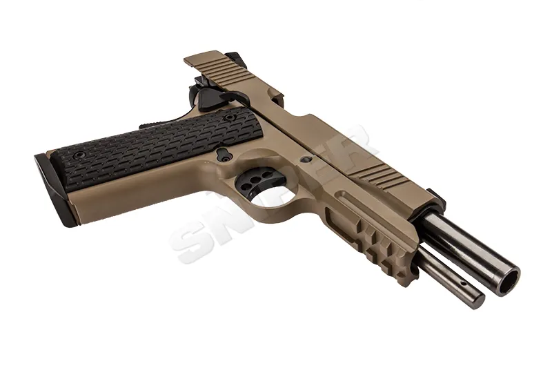 1911 Warrior Railed (R28-B) Tan, GBB
