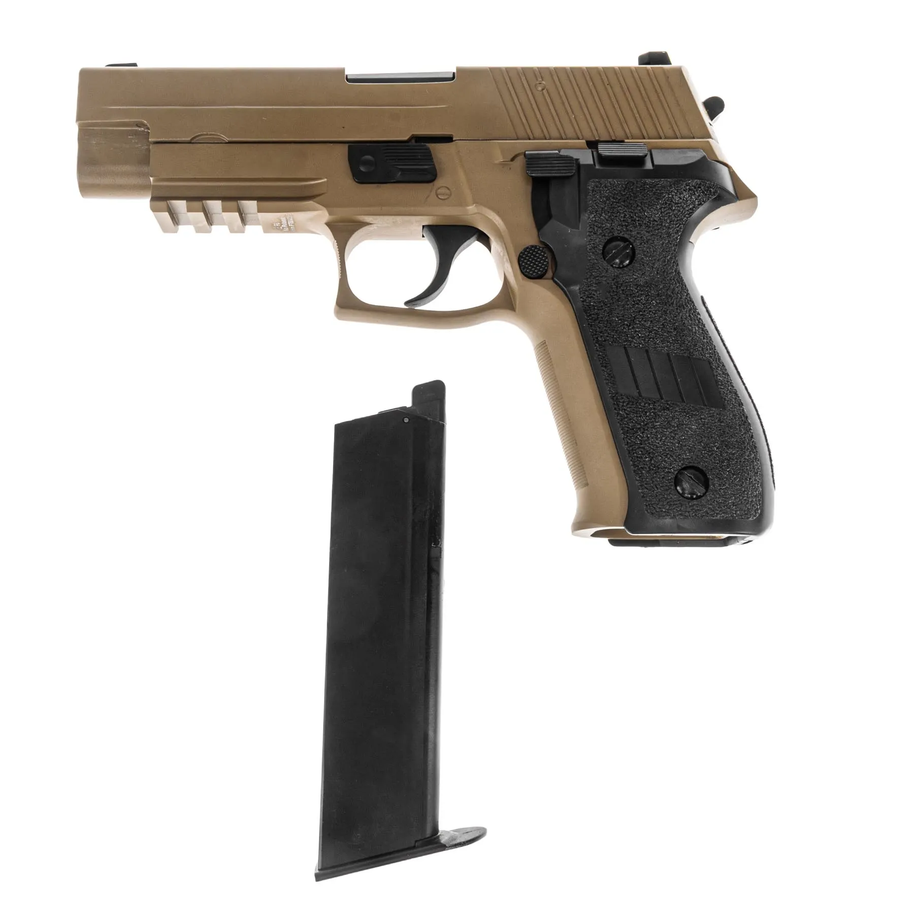 WE Seal Team 6 Tactical GBB Airsoft Pistole, Tan
