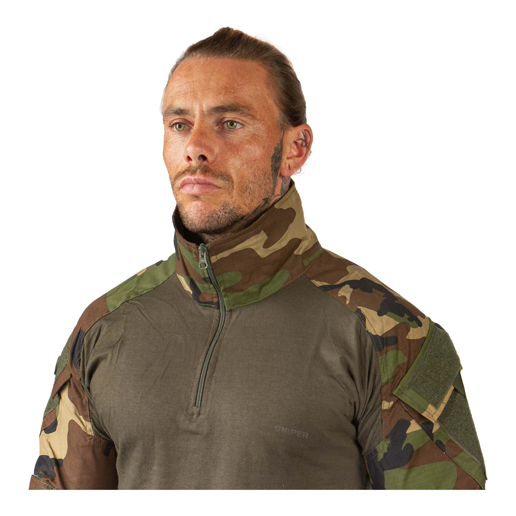 Invader Gear Combat Shirt, Woodland
