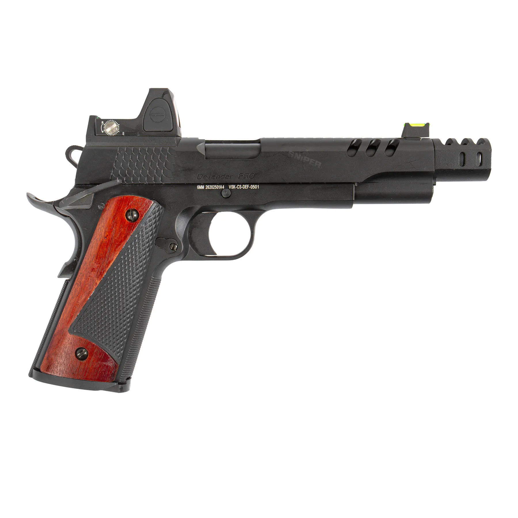 Vorsk CS Defender Pro MEU GBB BDS, Bright Wood, Black