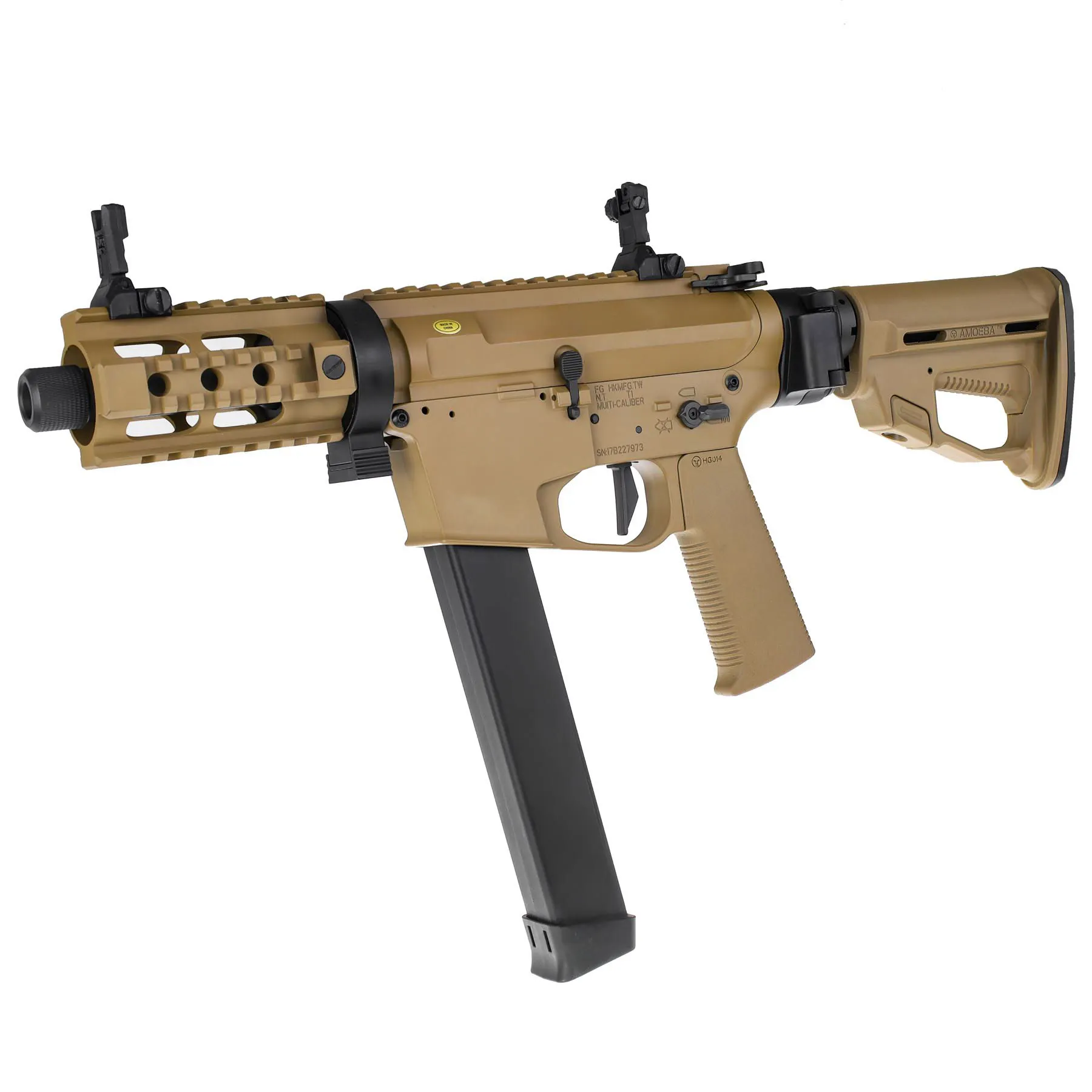 Ares M45X EFCS (S)AEG Softair Gewehr, Dark Earth