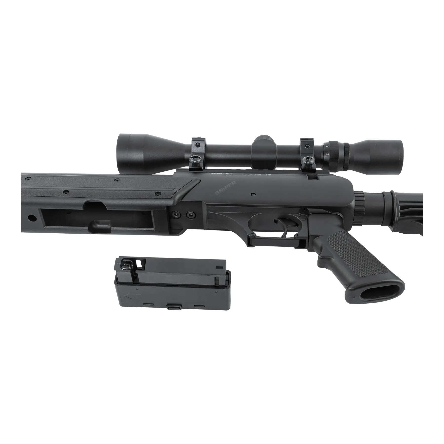 SR-2 Sniper Rifle Set, black
