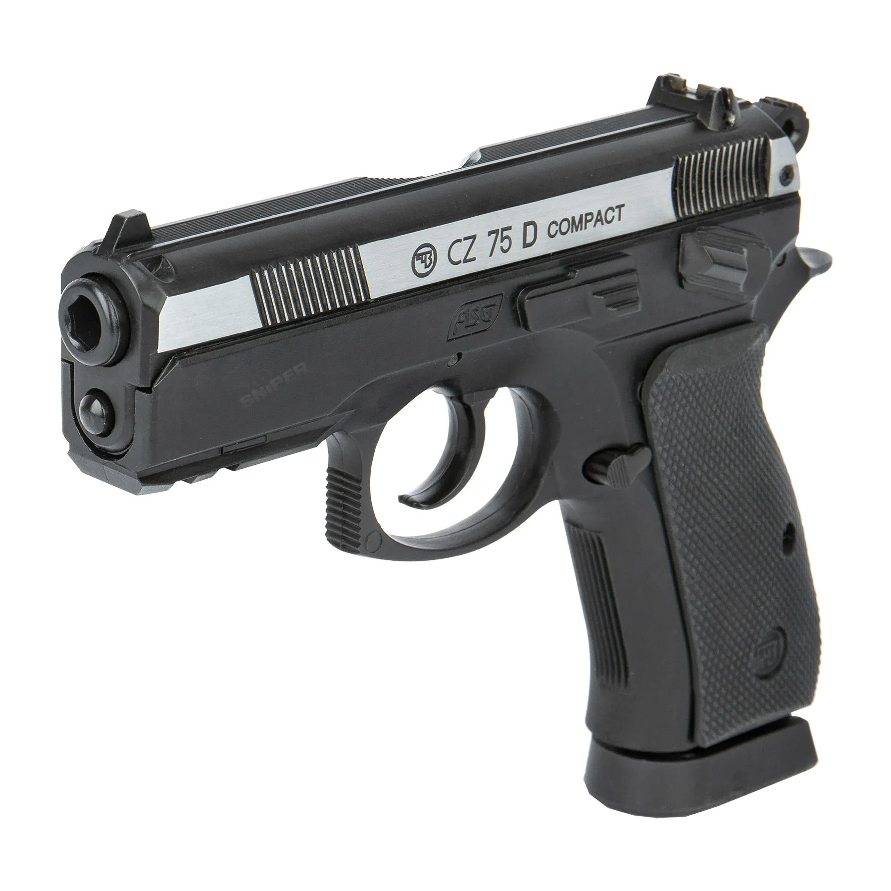 CZ 75D Compact, NBB, Co2, Silver