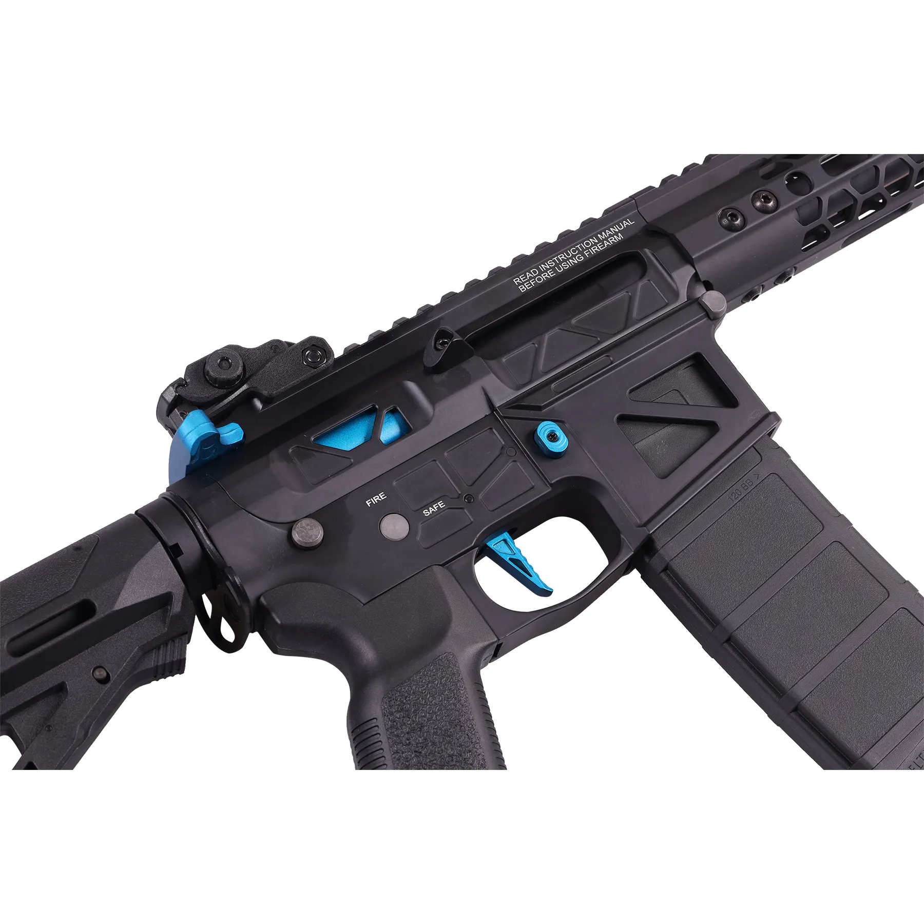 Delta Armory FREYA Skeleton Gen.2 12,5", Black/Blue