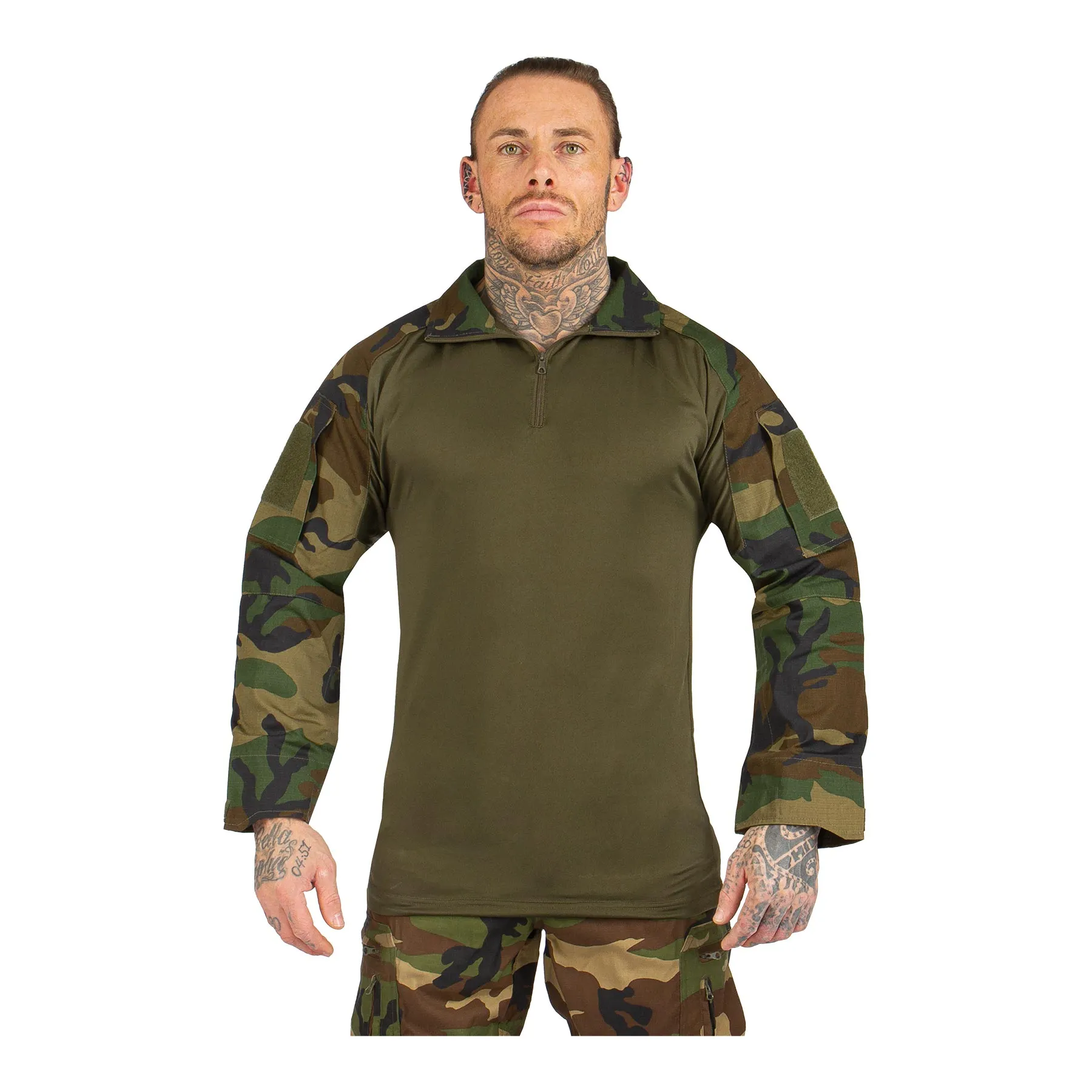 Combat Shirt, Farbe Woodland