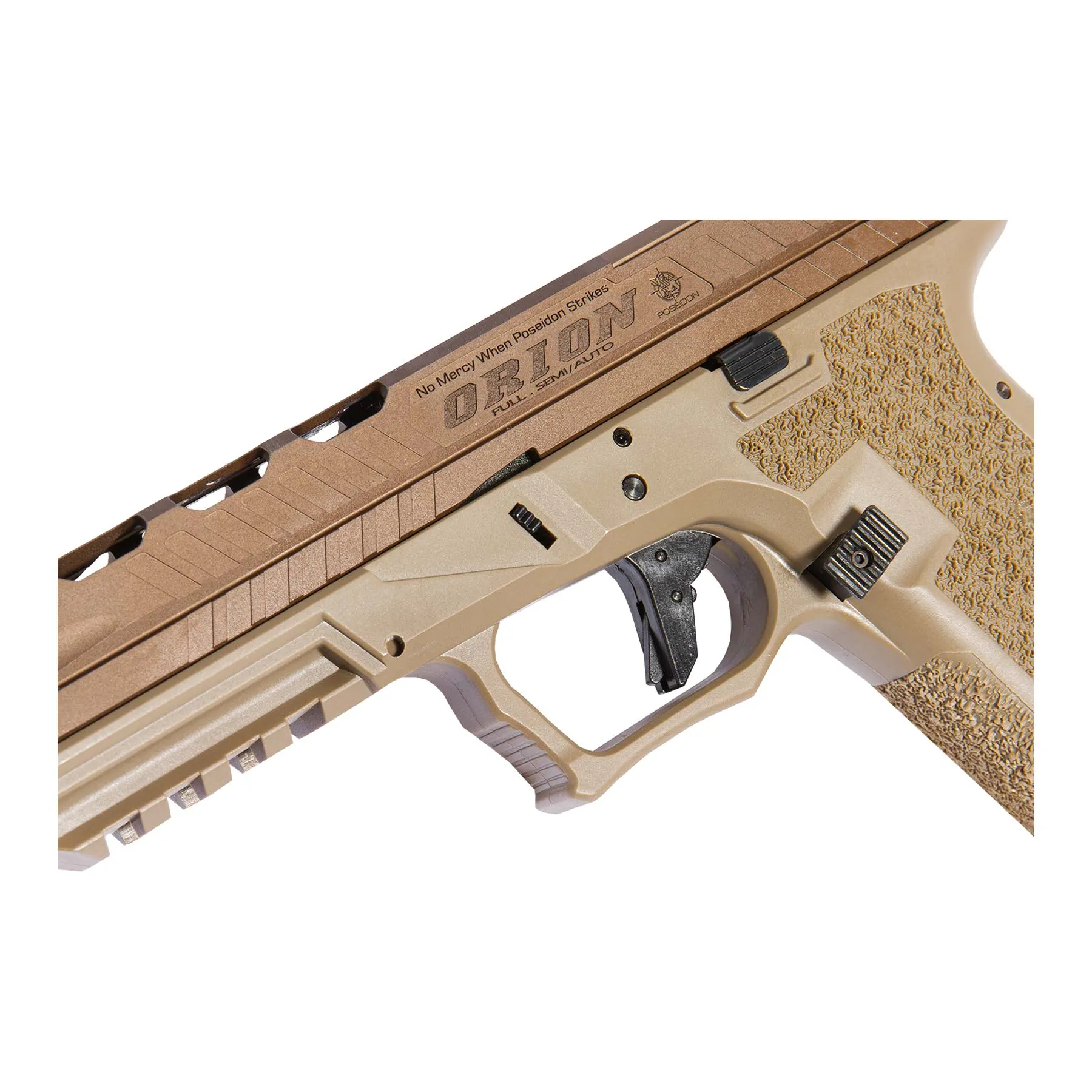 Poseidon Orion No.2 Combat GBB Softairpistole, tan